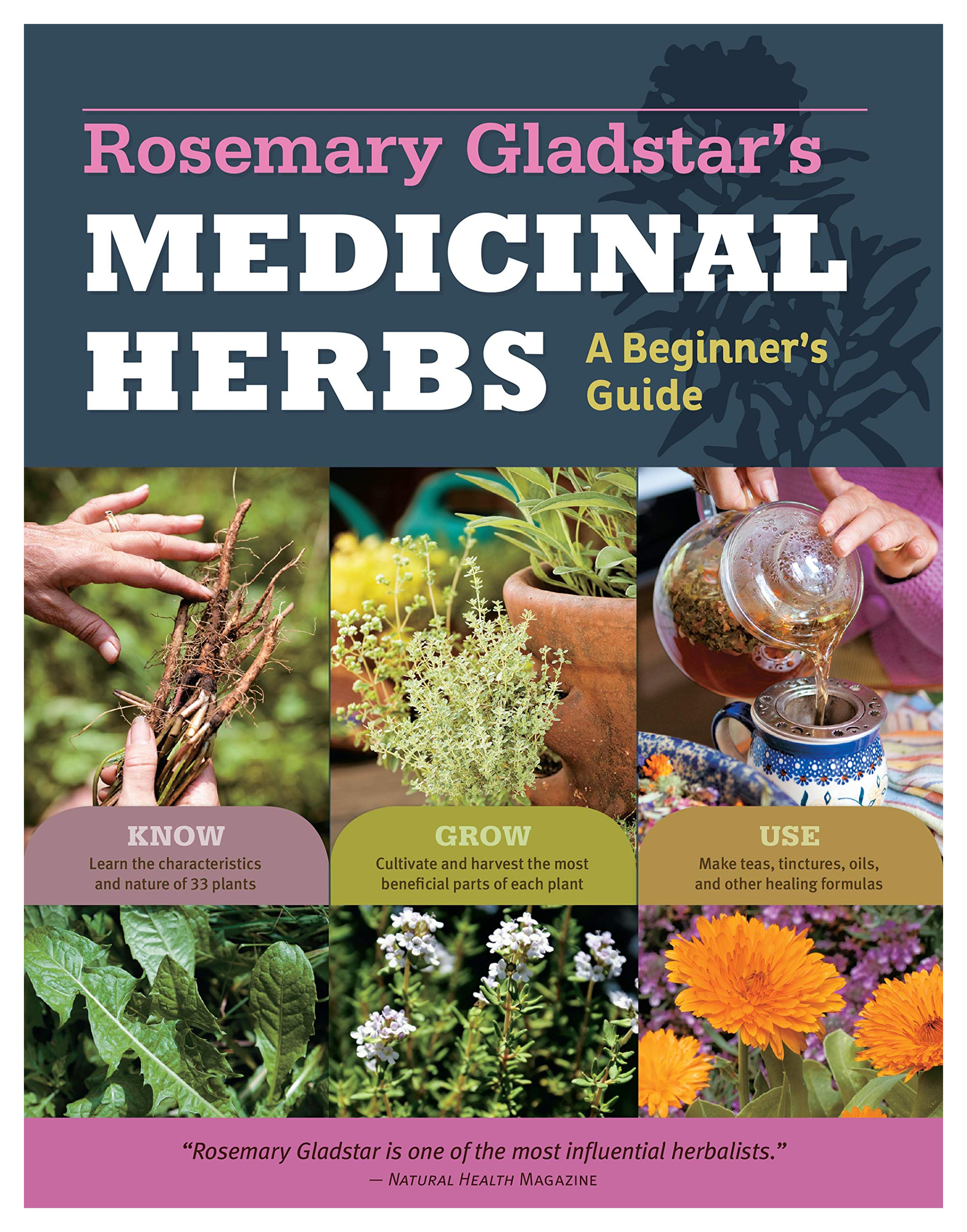 Rosemary Gladstar's Medicinal Herbs: A Beginner's Guide: 33 Healing Herbs to Know, Grow, and Use