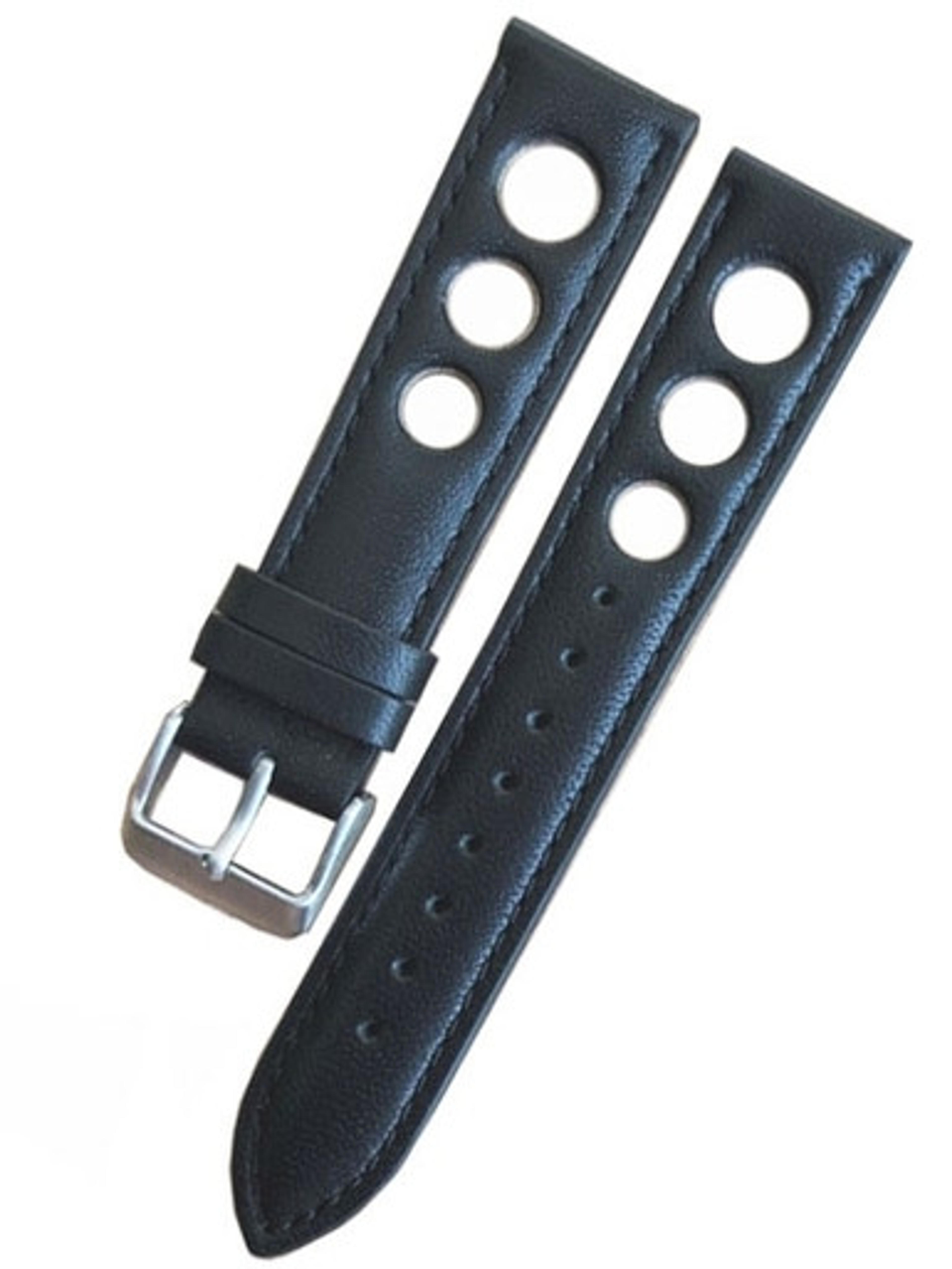 Horween Leather Rally Sport Strap with Stainless Steel Buckle #INS-HOR-Rally01