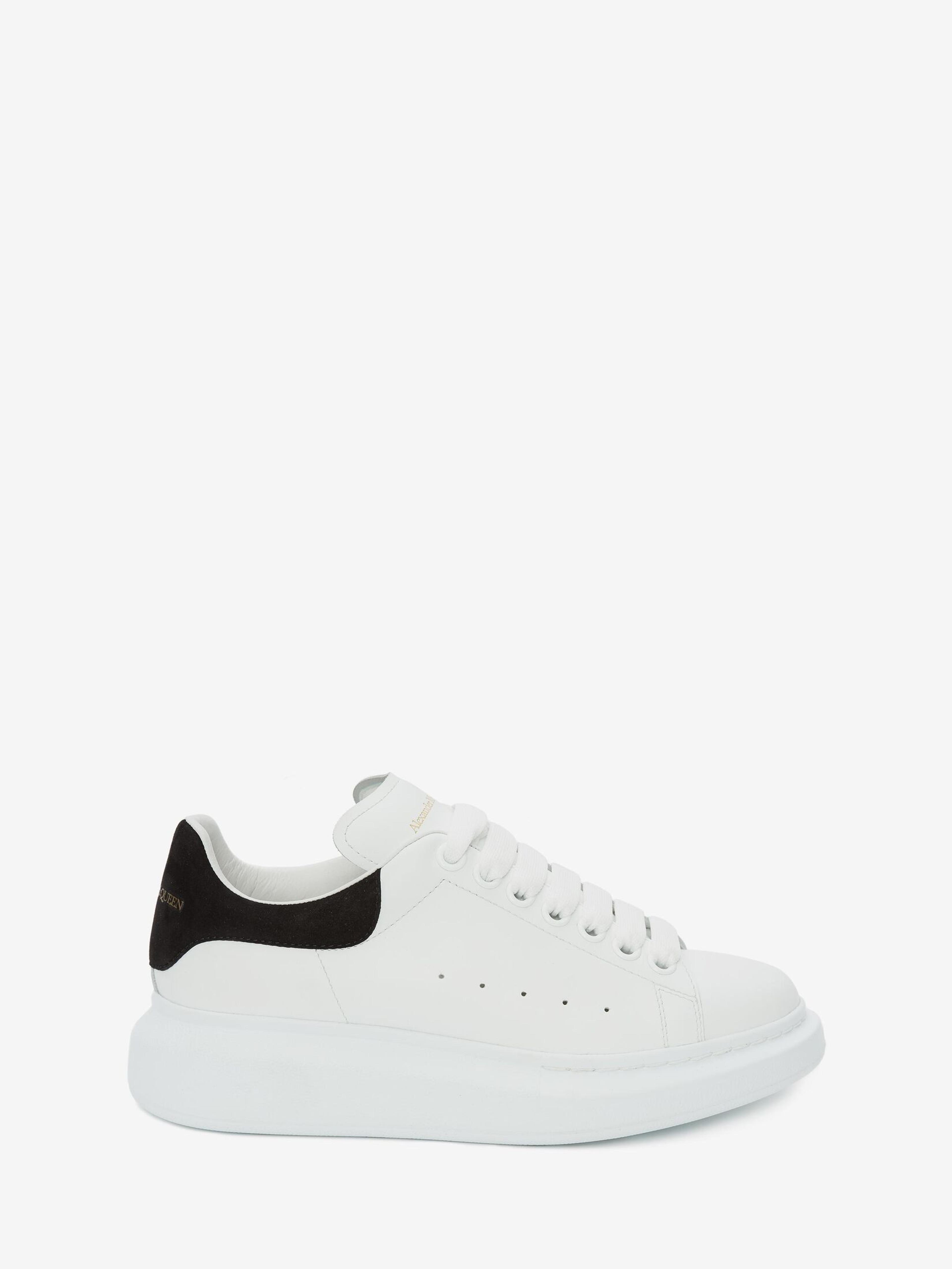 Oversized Sneaker in White/Black | Alexander McQueen US