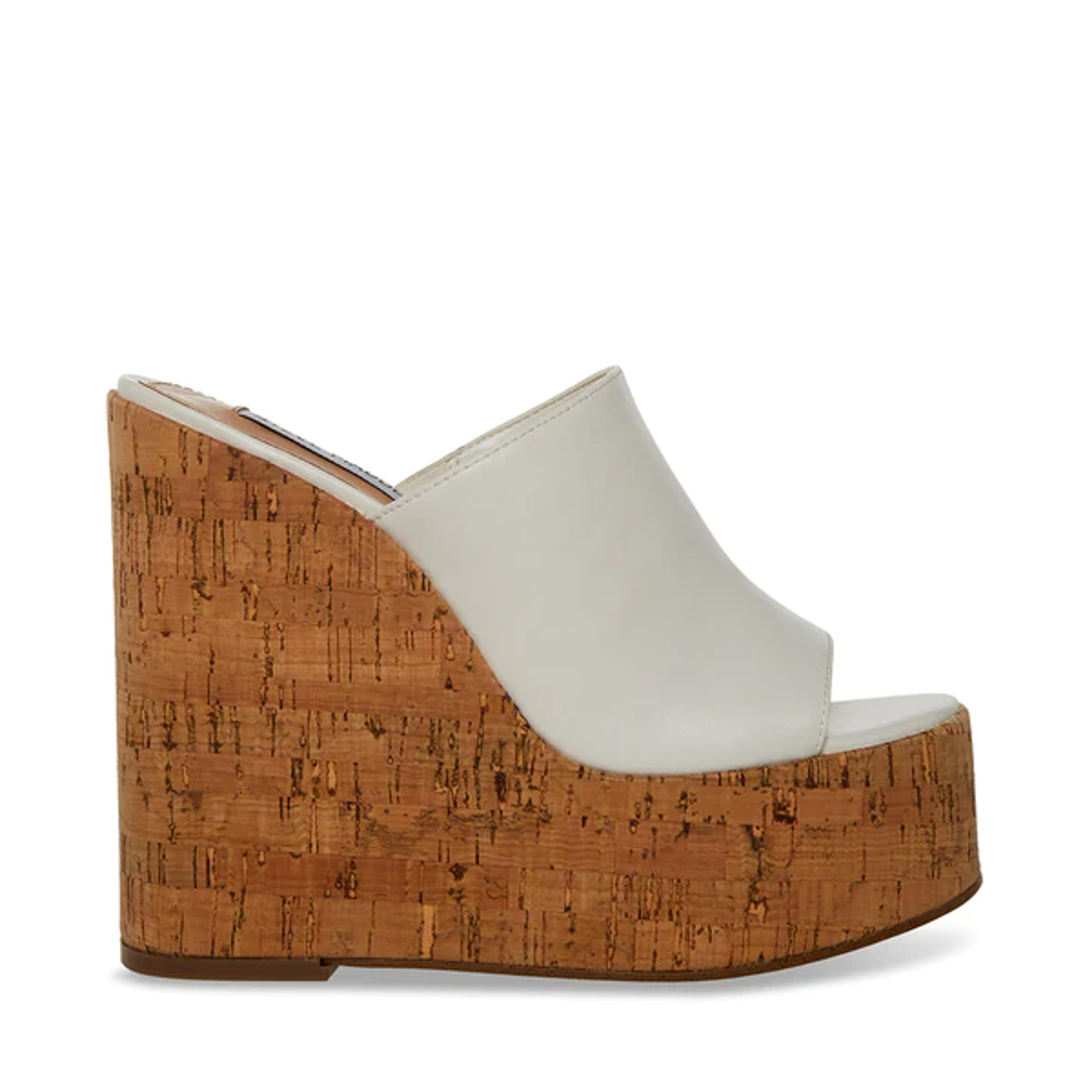 JOANNE White Platform Wedge Sandal | Women's Sandals – Steve Madden