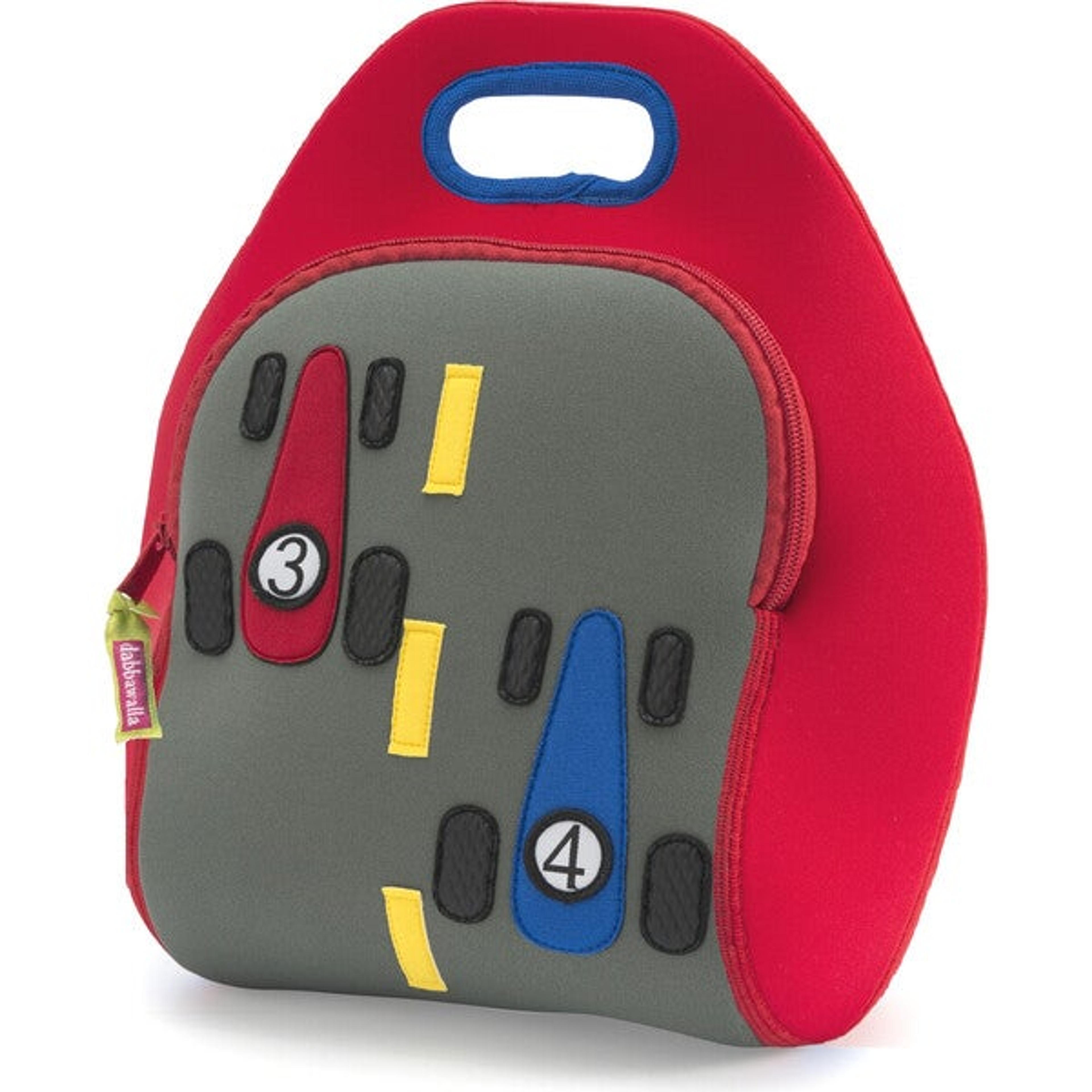 Race Car Lunch Bag, Red - Dabbawalla Bags Bags