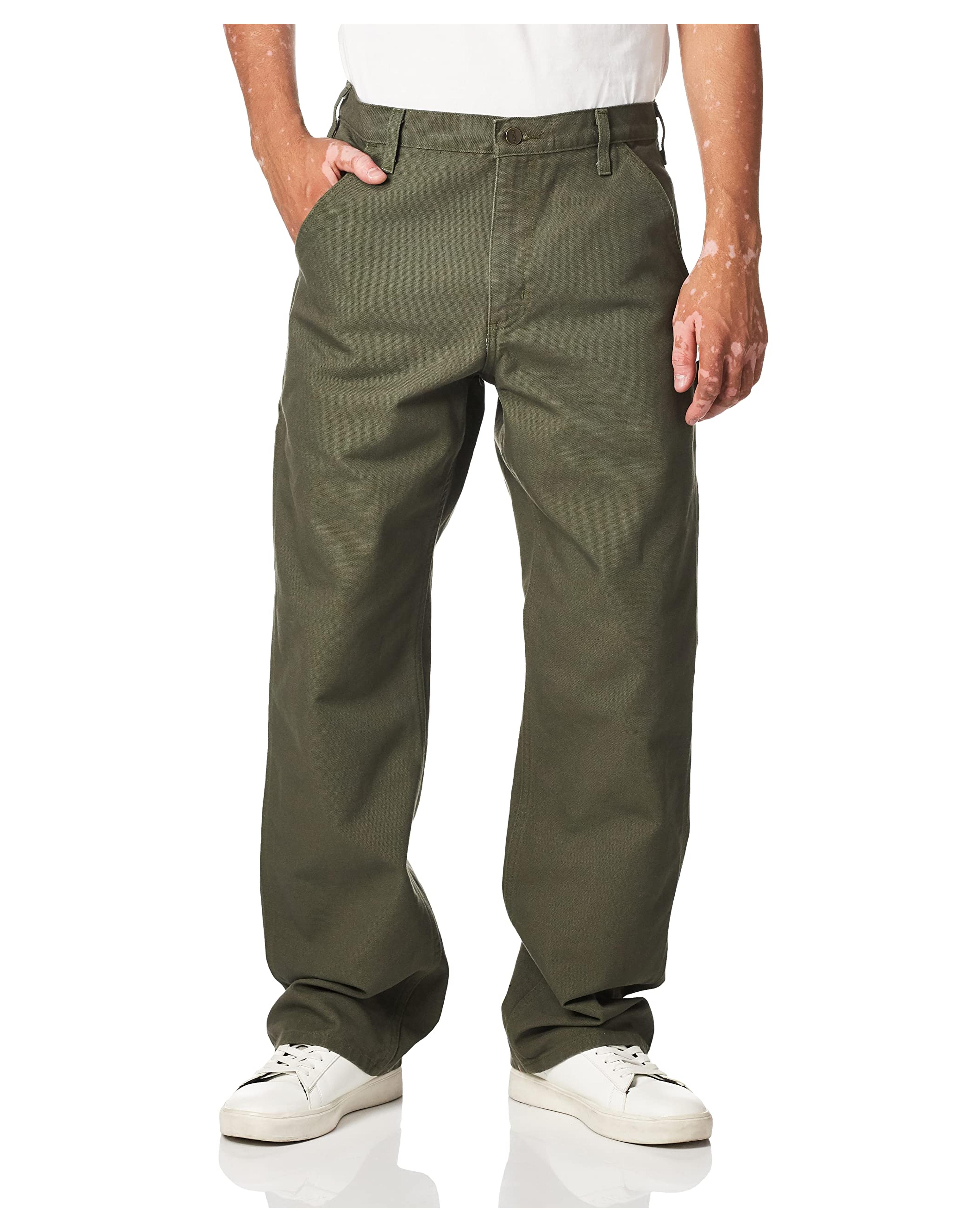 Amazon.com: Carhartt Men's Washed Duck Work Dungaree Pant, Moss, 38W x 30L: Casual Pants: Clothing, Shoes & Jewelry