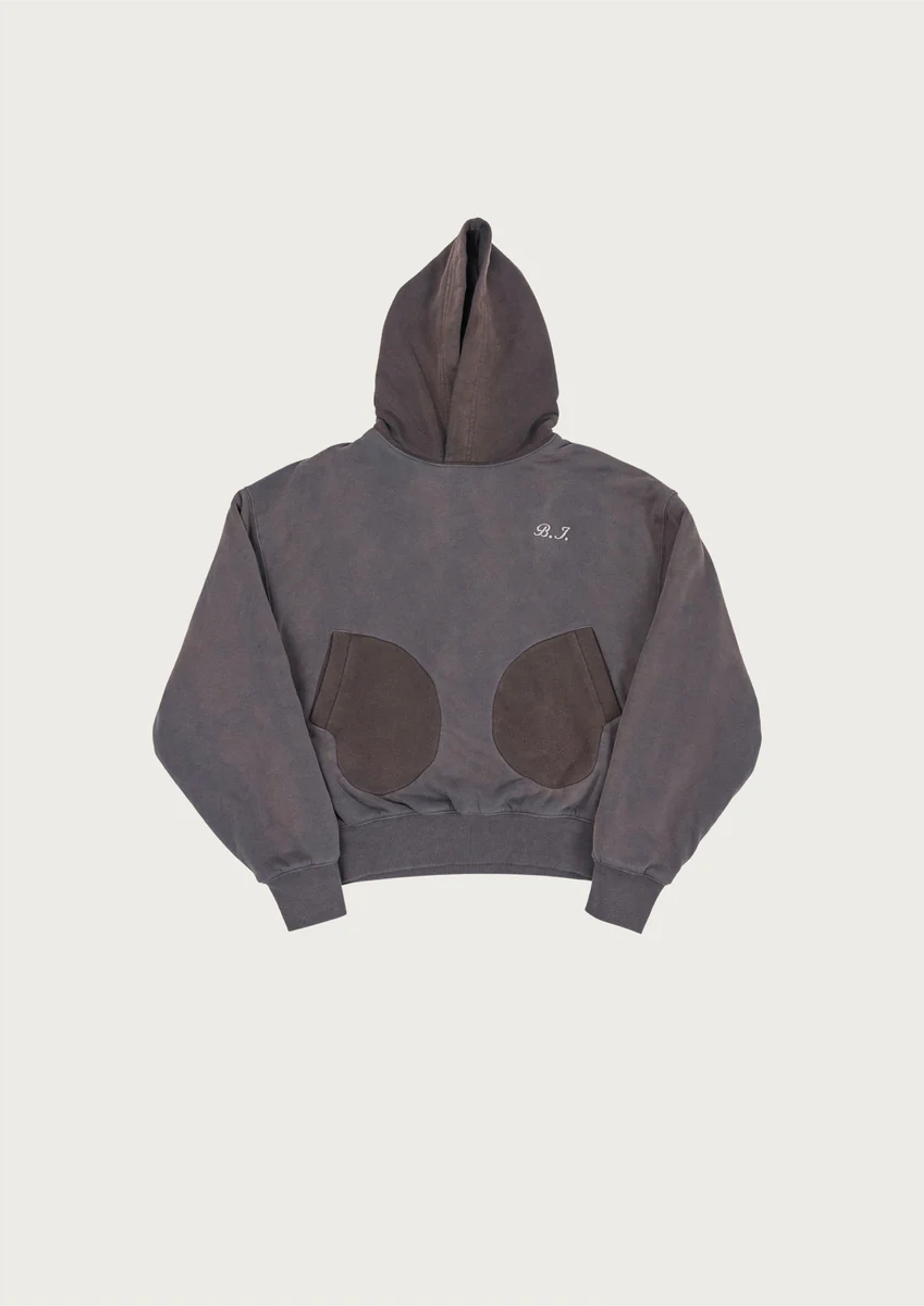 BOXING GLOVE HOODIE GREY – bleeding-indigo