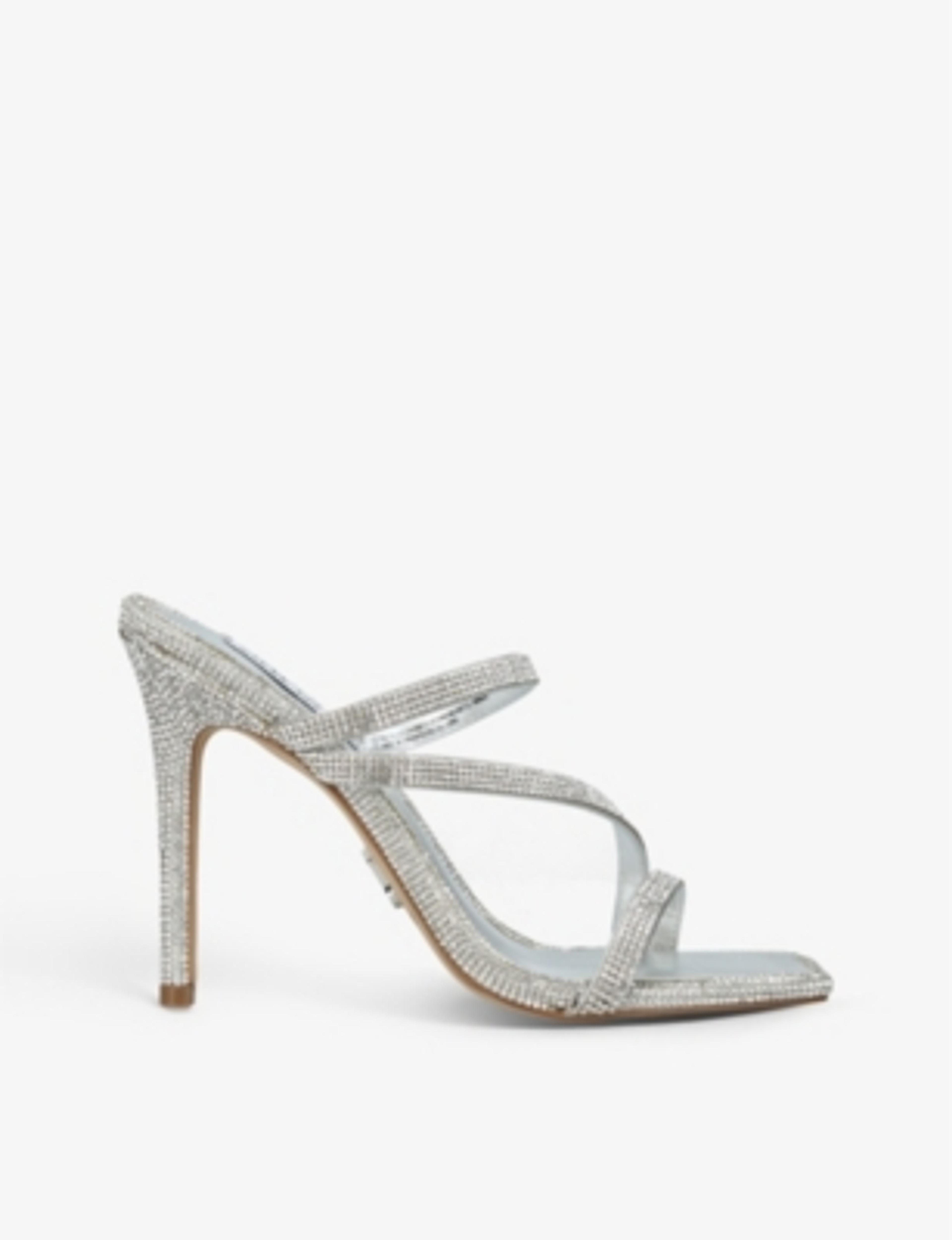 STEVE MADDEN Annual rhinestone-embellished heeled sandals