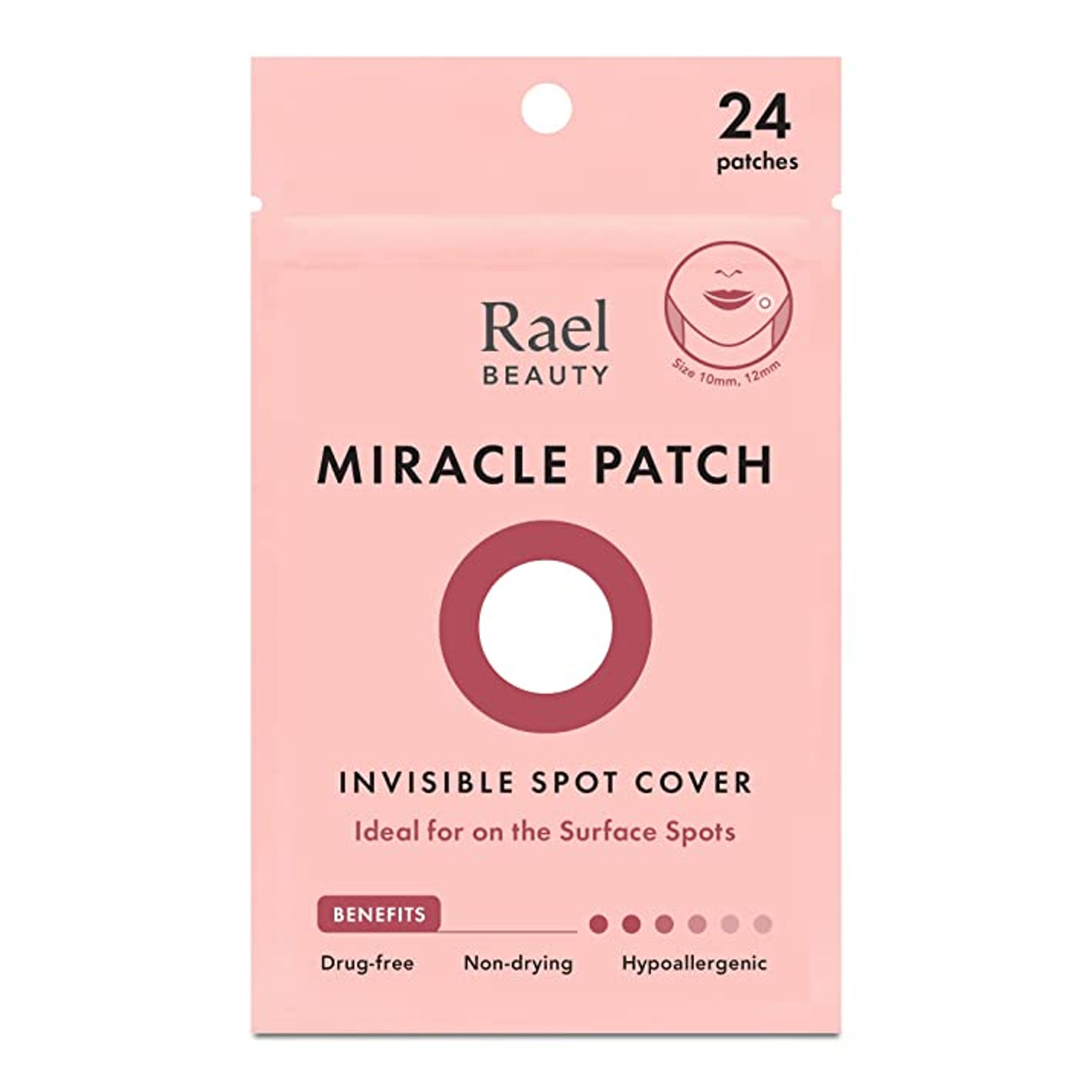 Amazon.com: Rael Miracle Invisible Spot Cover Hydrocolloid, Acne Pimple Absorbing Cover, Blemish Spot, Skin Care, Facial Stickers, 2 Sizes (24 Count) : Grocery & Gourmet Food