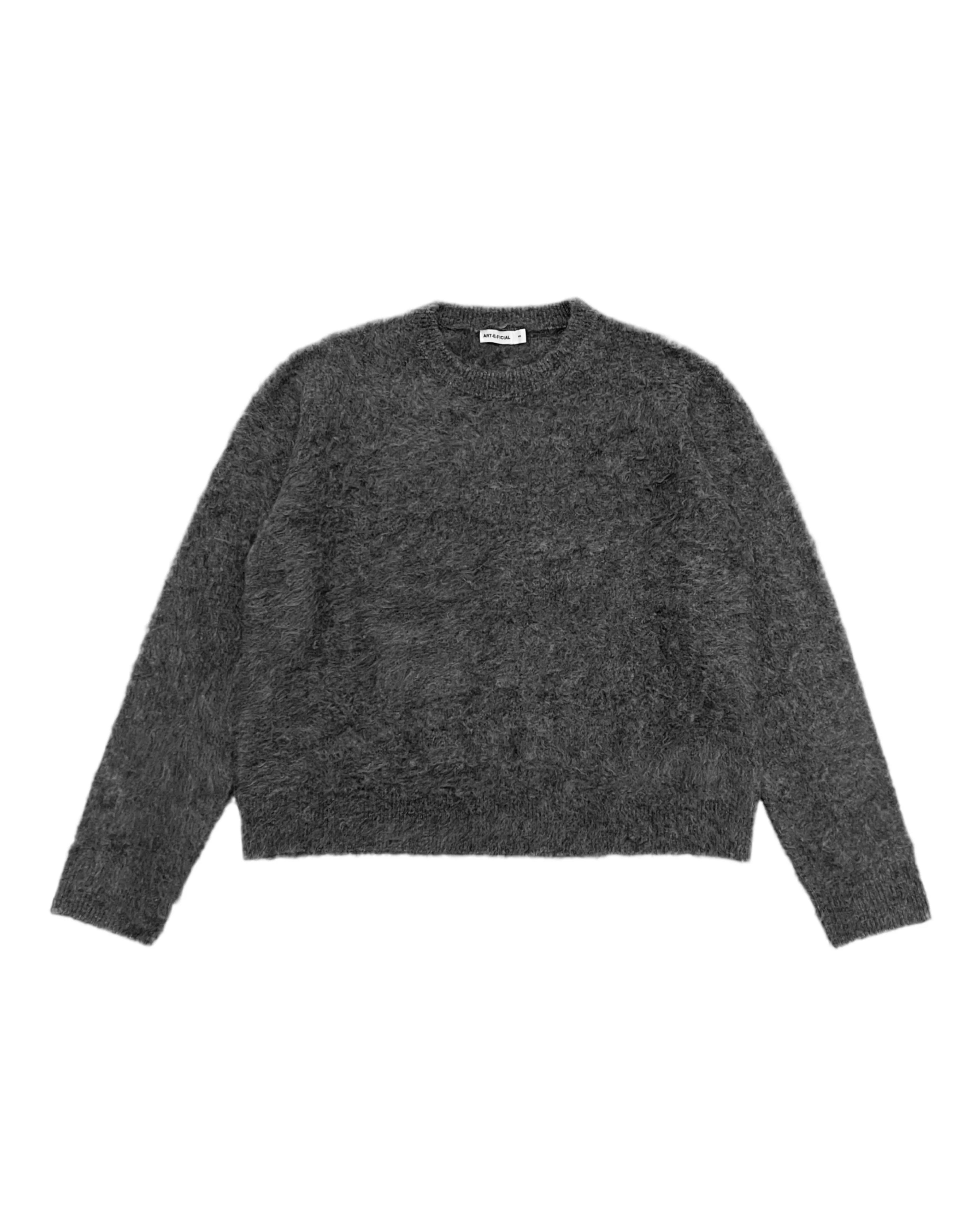 STONE GRAY MOHAIR SWEATER – ART-E-FICIAL