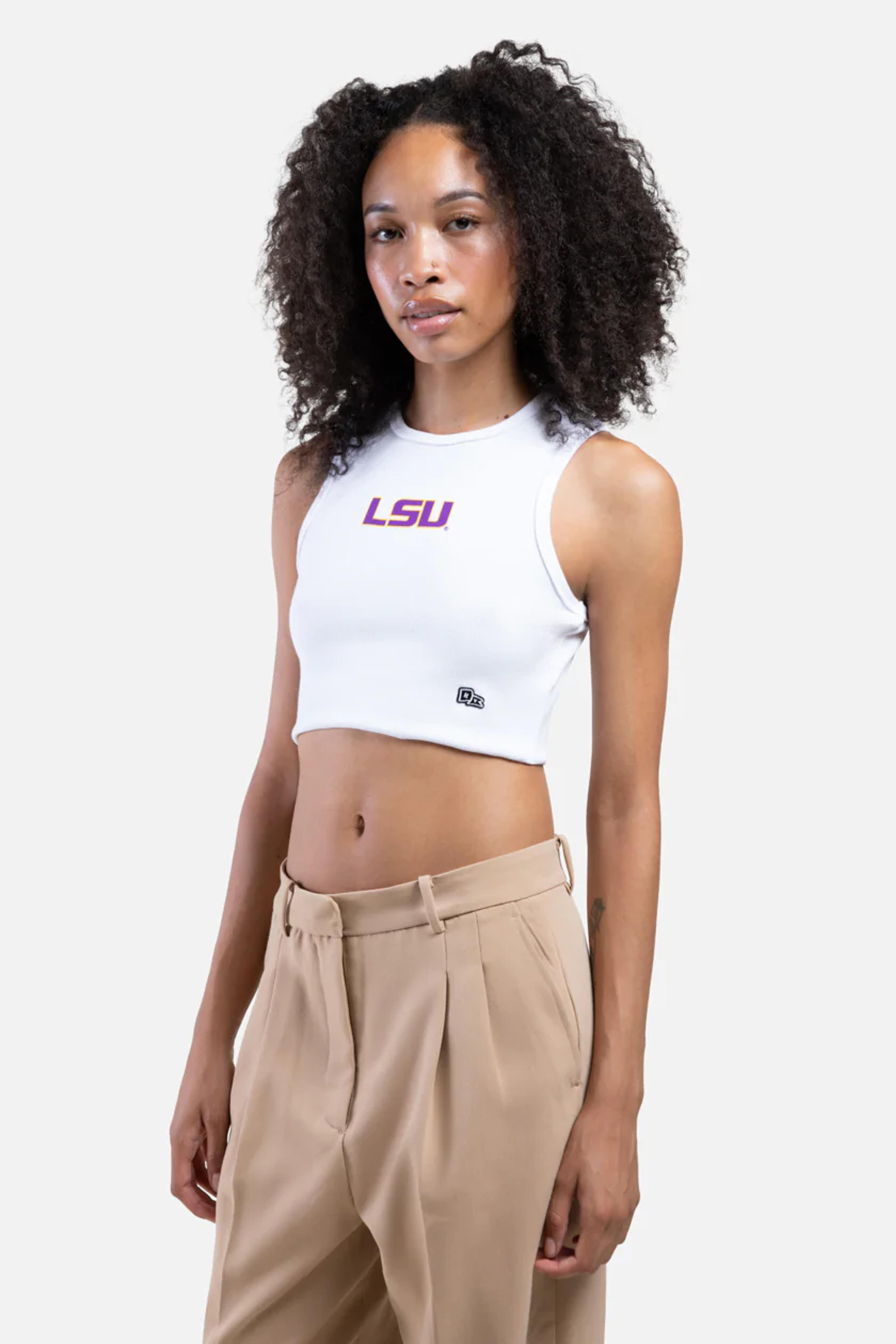 LSU | Cute College Cut Off Tank | Hype & Vice Apparel