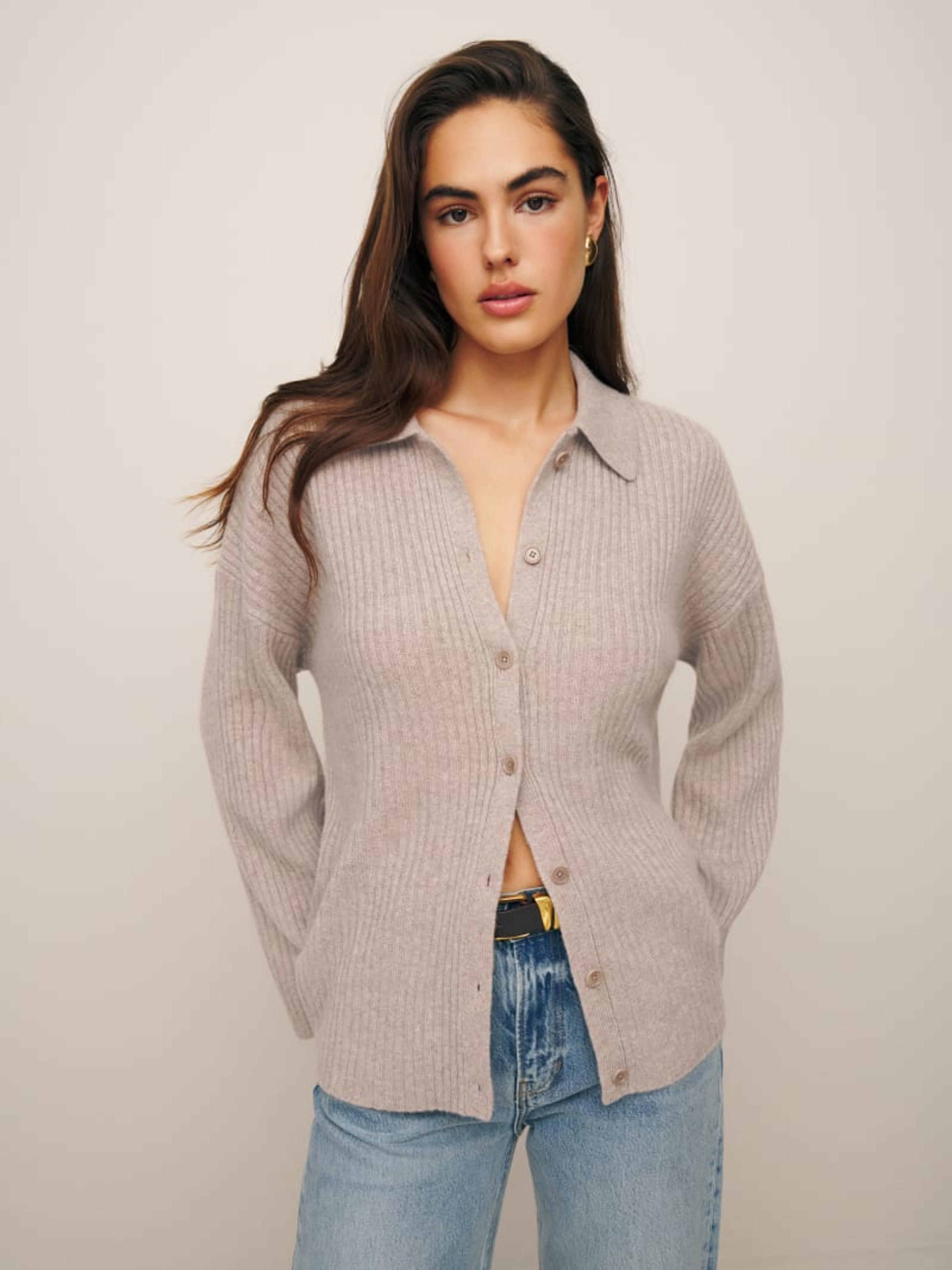 Fantino Cashmere Collared Cardigan