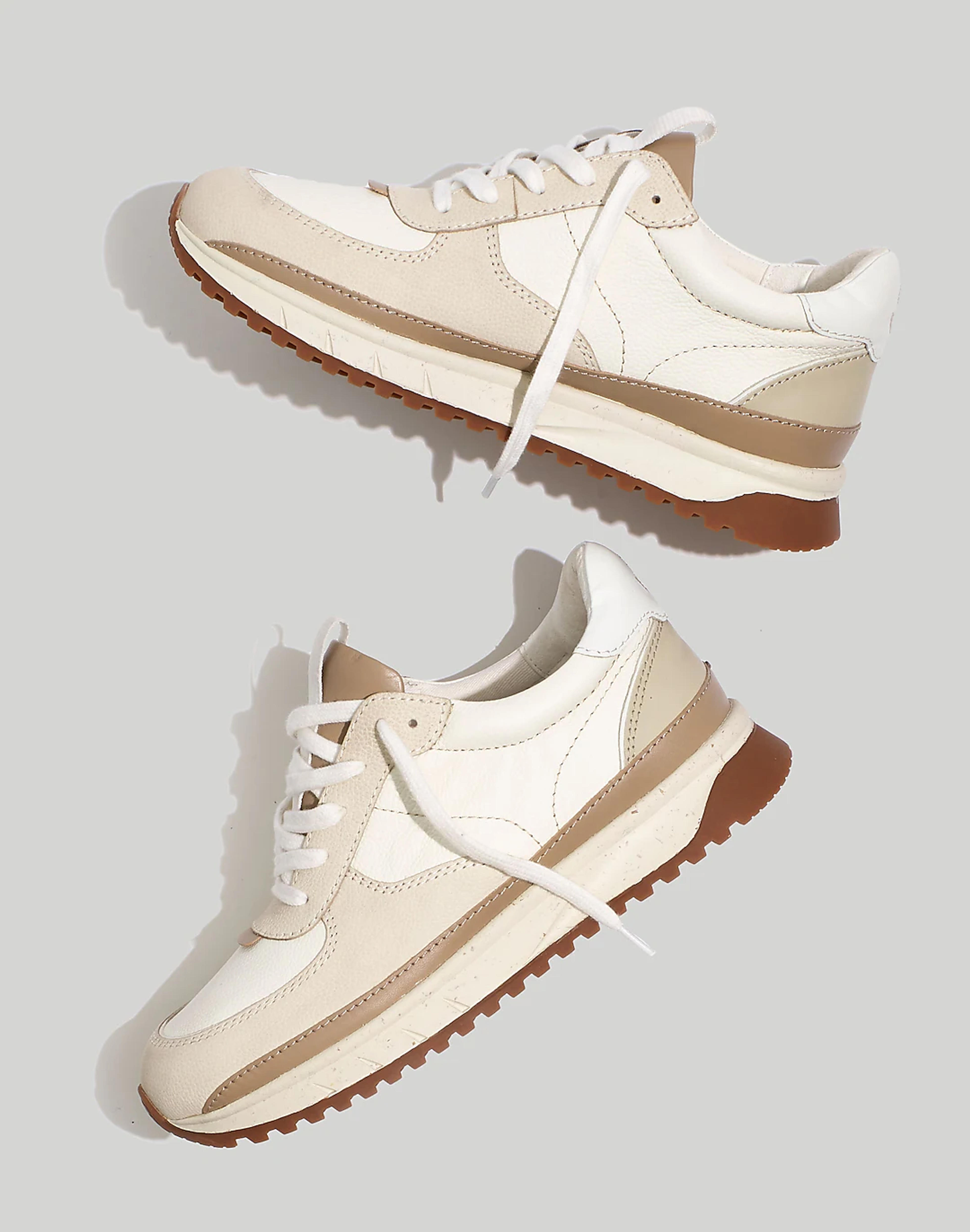 Women's Kickoff Trainer Sneakers in Leather | Madewell