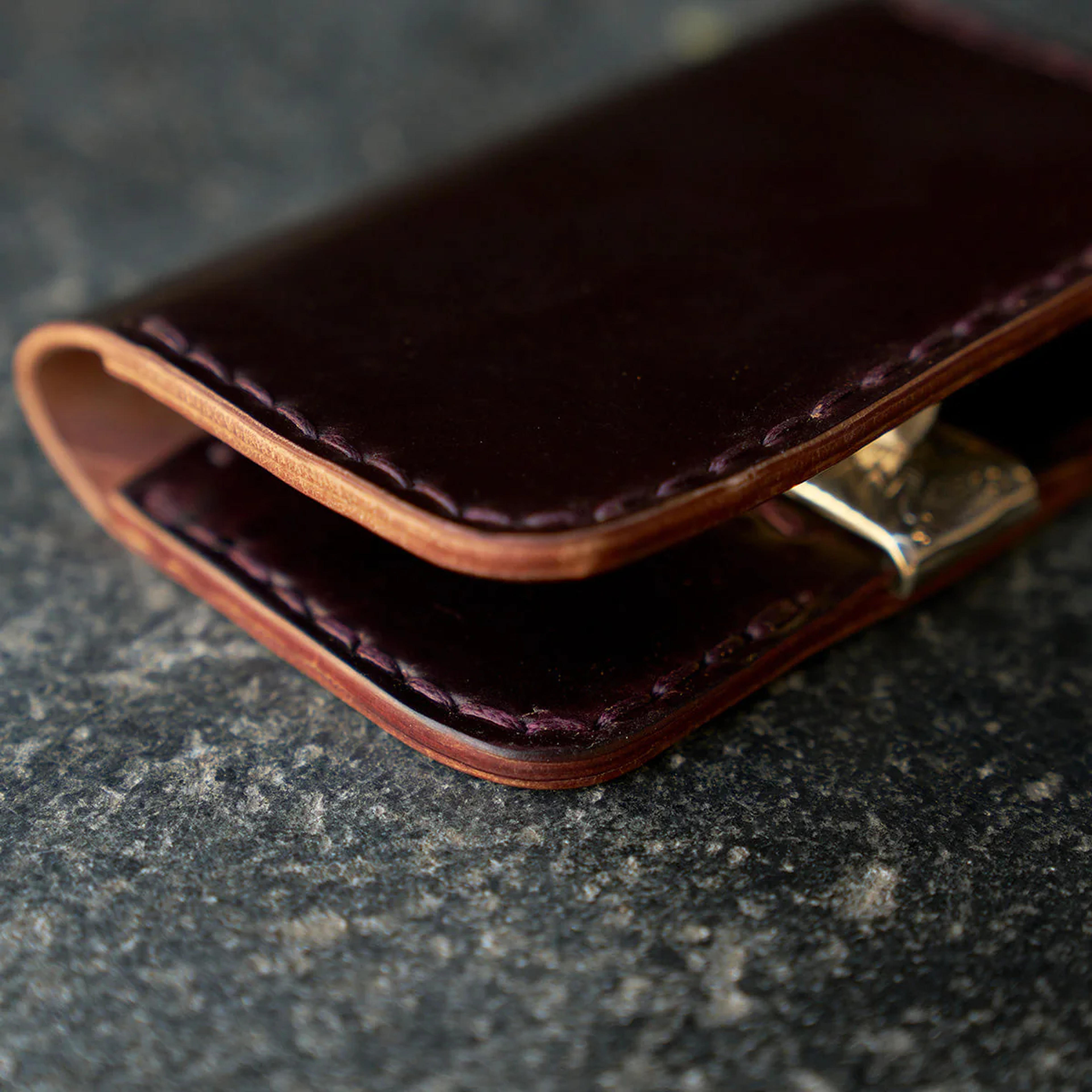 Horween® Shell Clip Wallet | LE — Coronado Leather