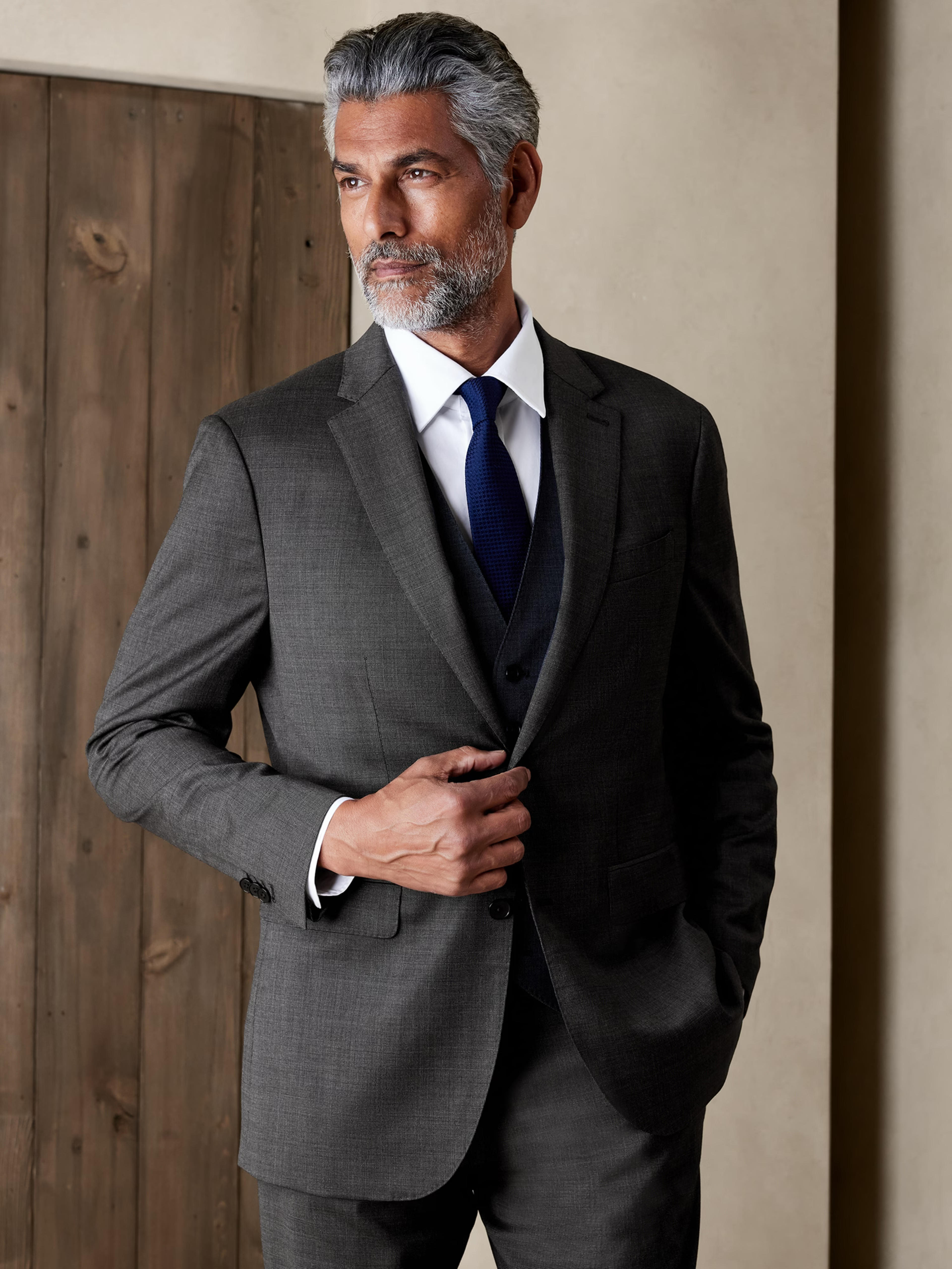 Signature Italian Nailhead Suit Jacket | Banana Republic