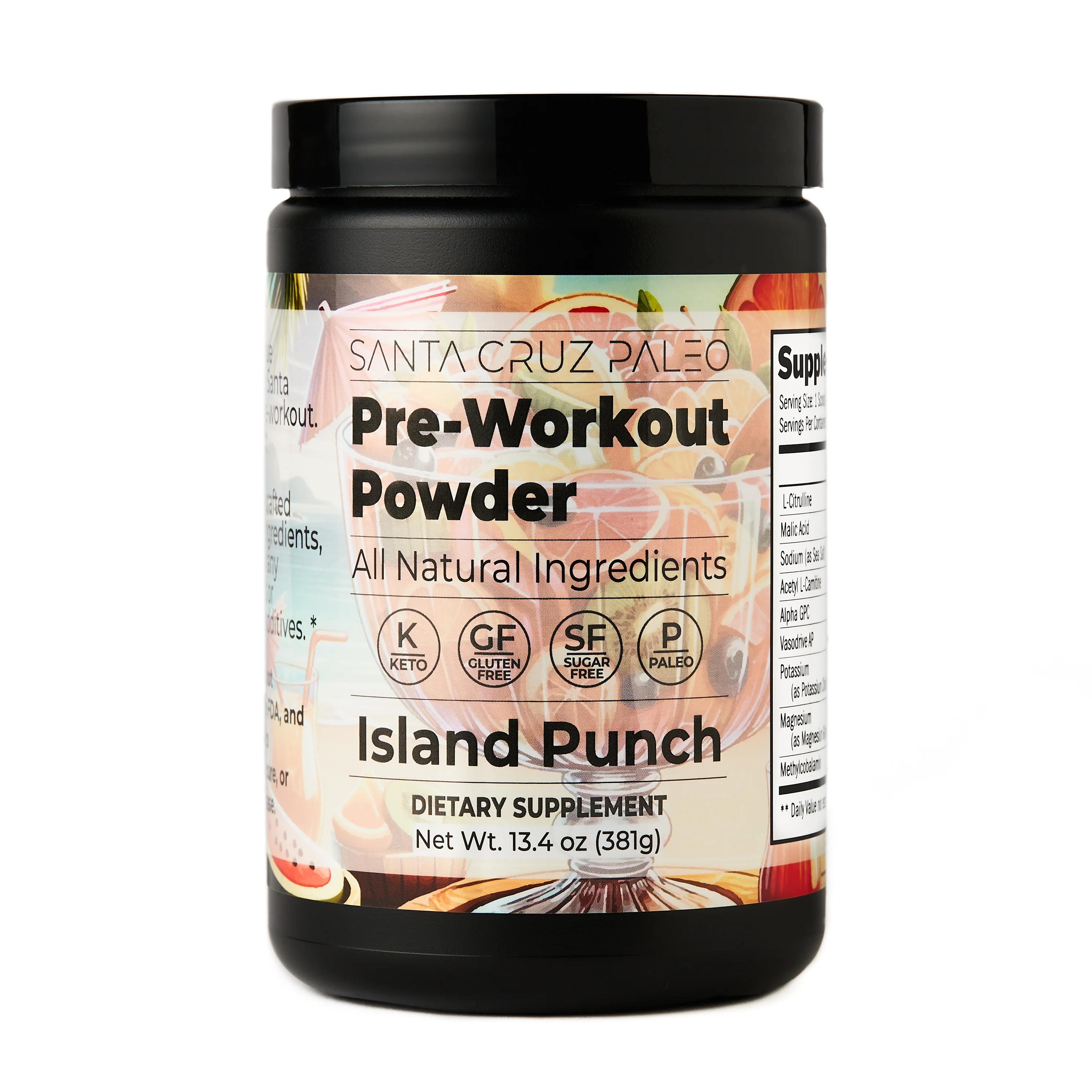 Island Punch Pre-Workout Powder – Santa Cruz Paleo