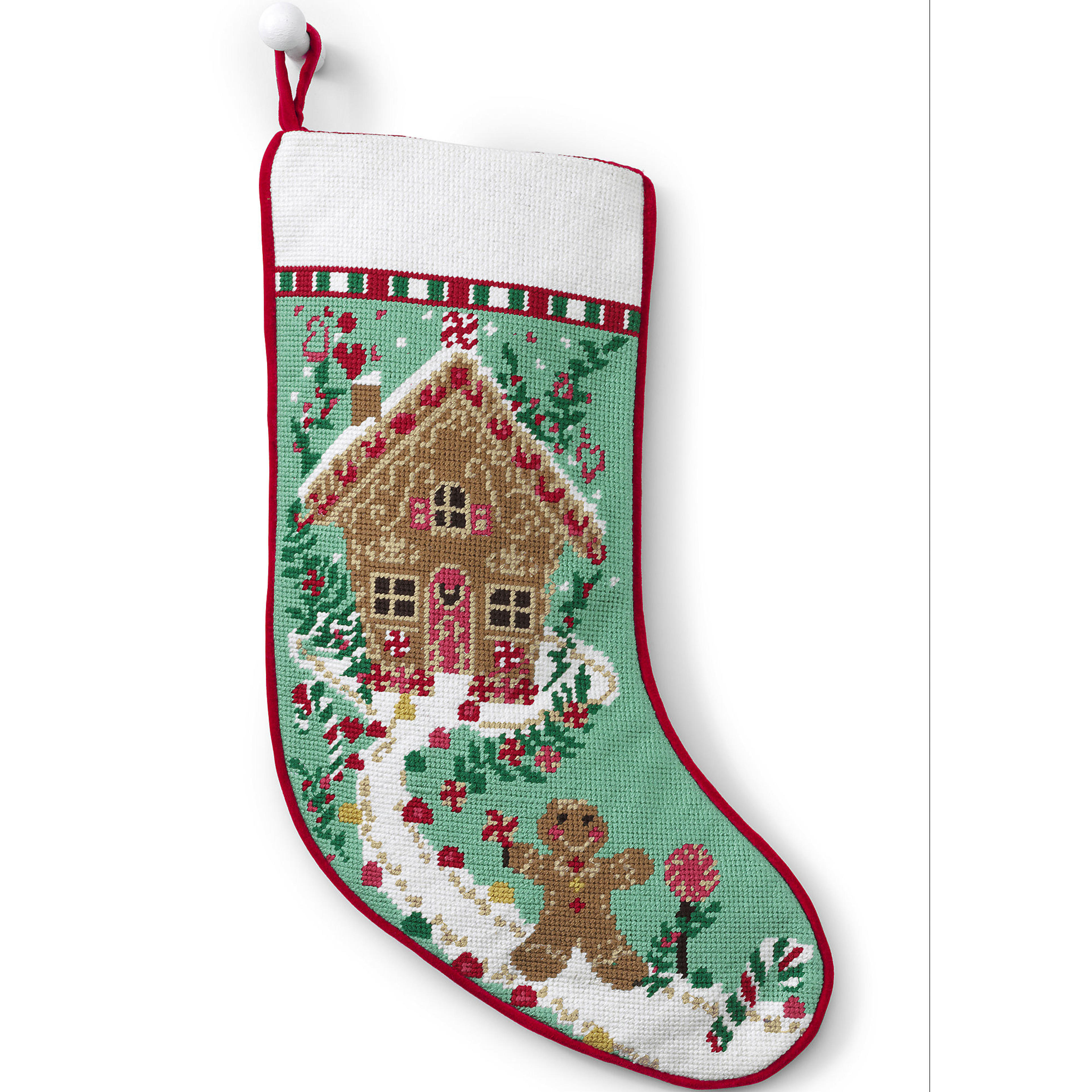 Needlepoint Personalized Christmas Stocking | Lands' End