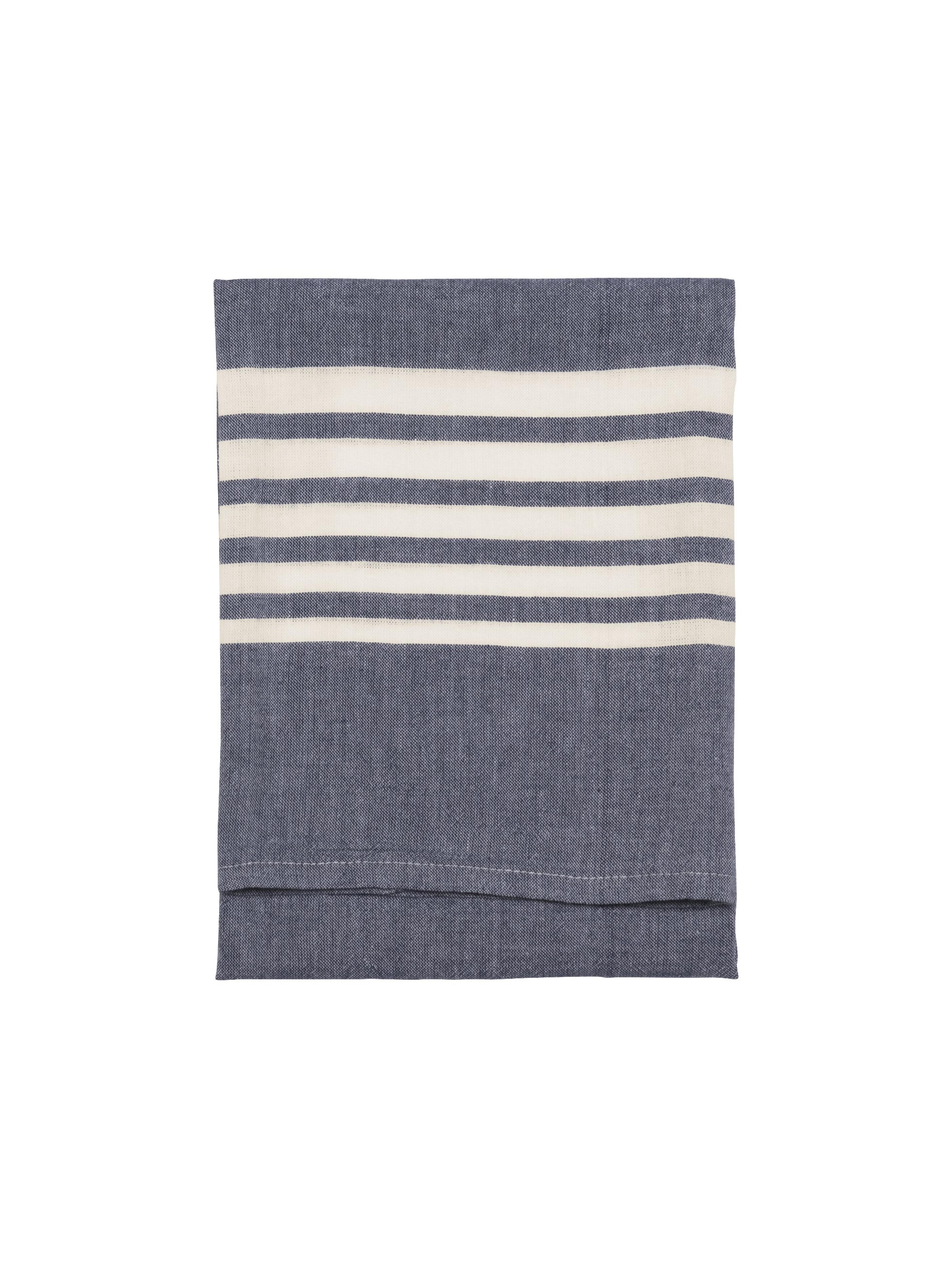 Nine Space Turkish Cotton Bali Kitchen Towel, Indigo