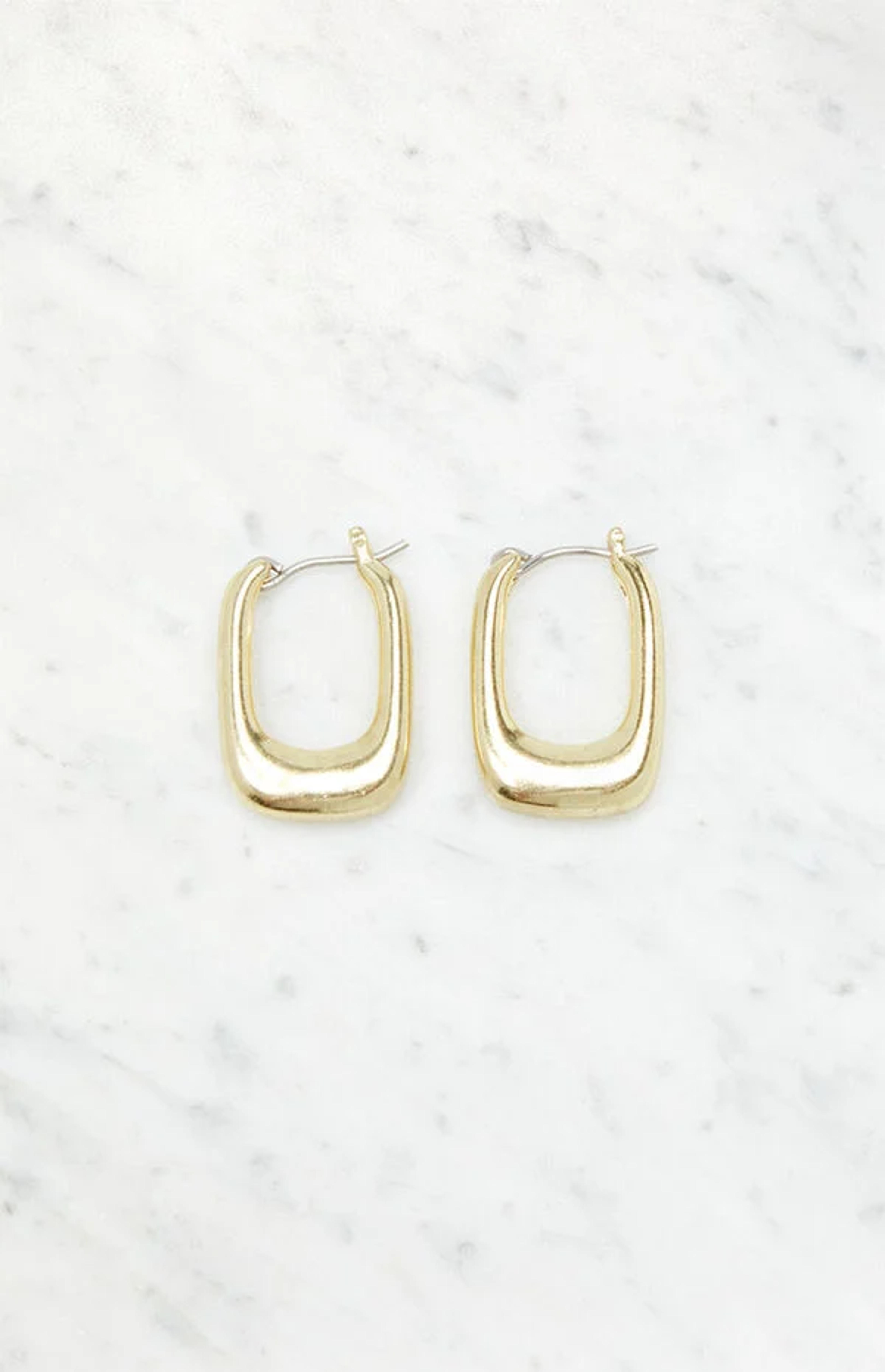 Rectangle Hoop Earrings