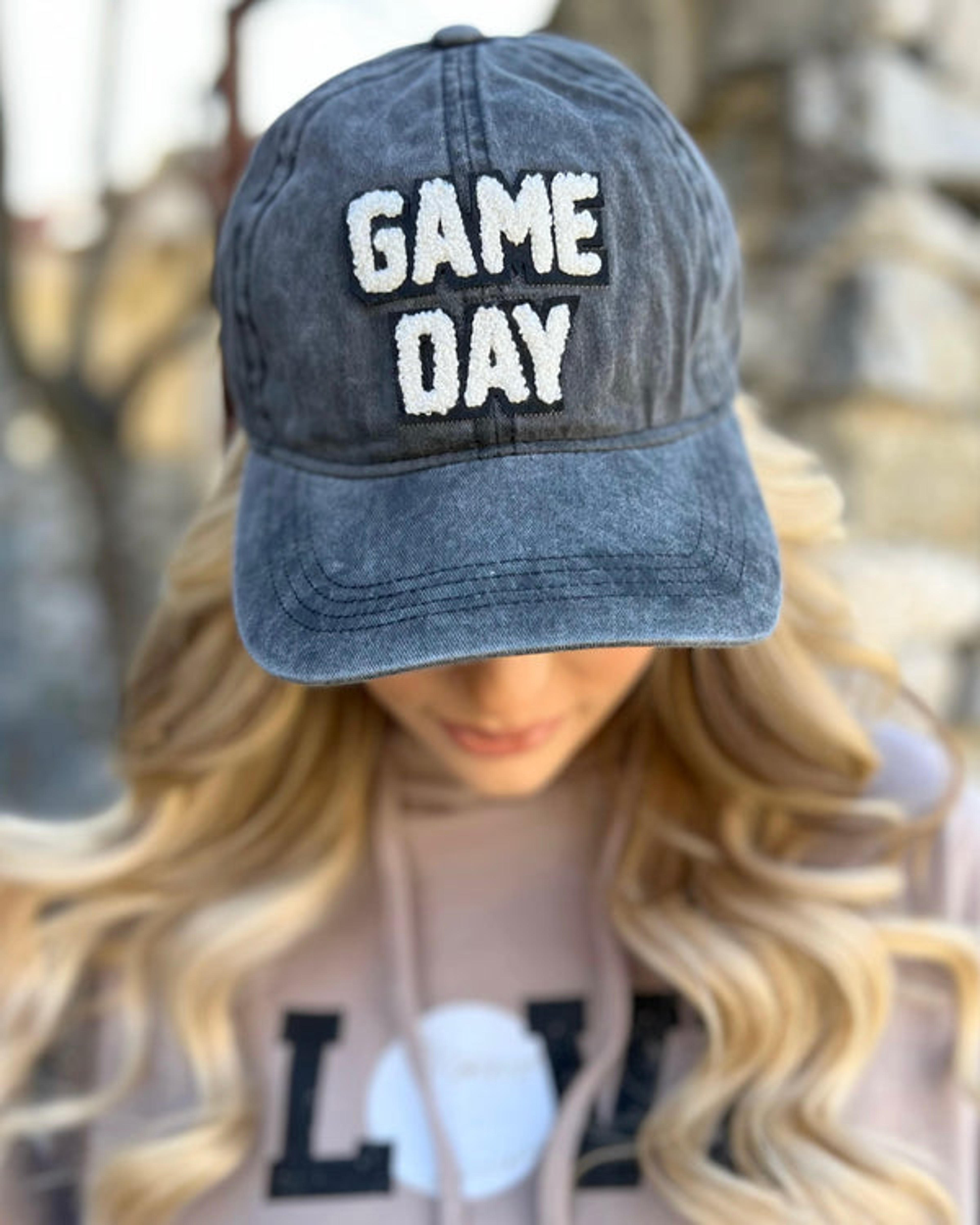 Plain Embroidered Baseball Cap | Live Love Gameday® Apparel