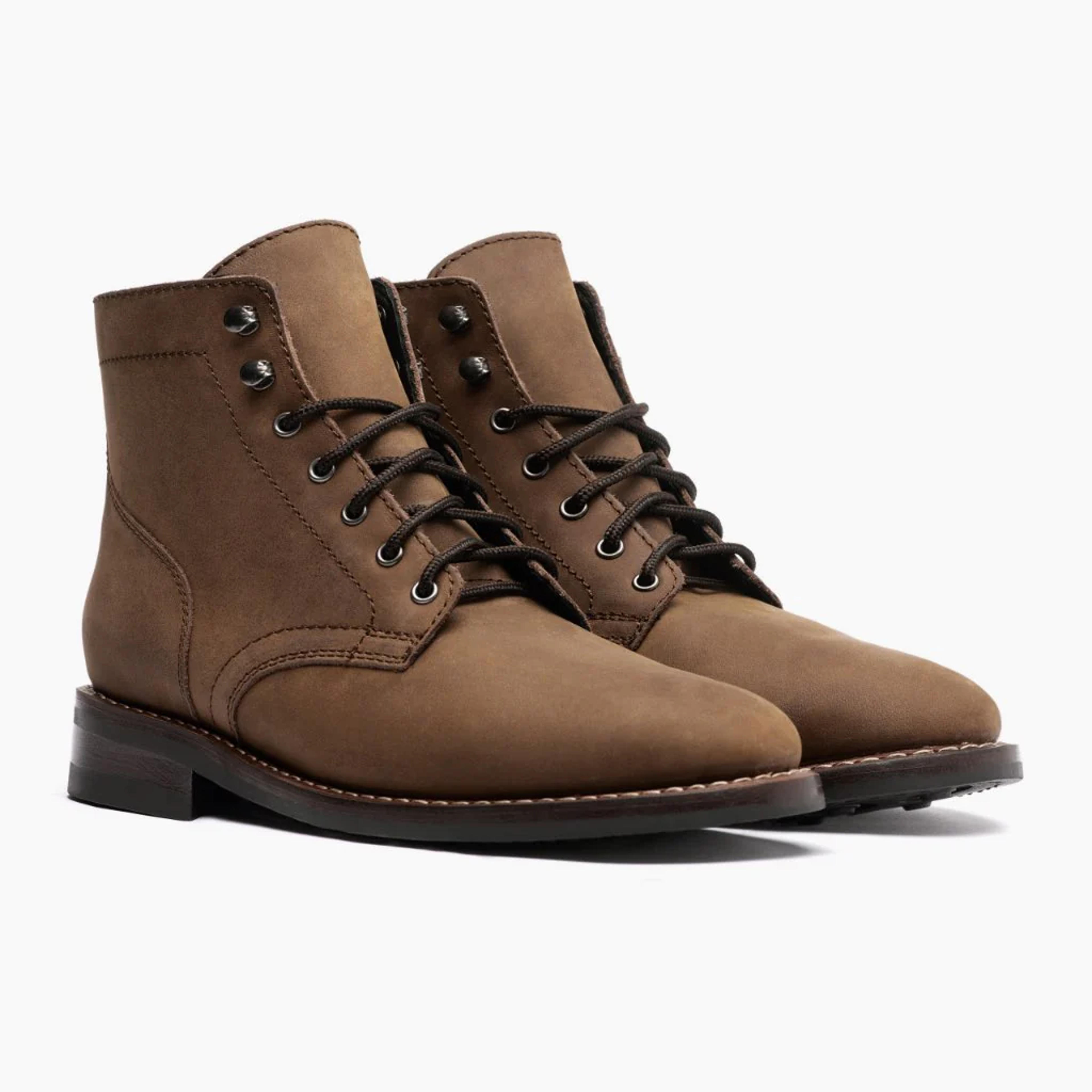 Men's President Lace-Up Boot in Brandy Leather - Thursday Boot Company