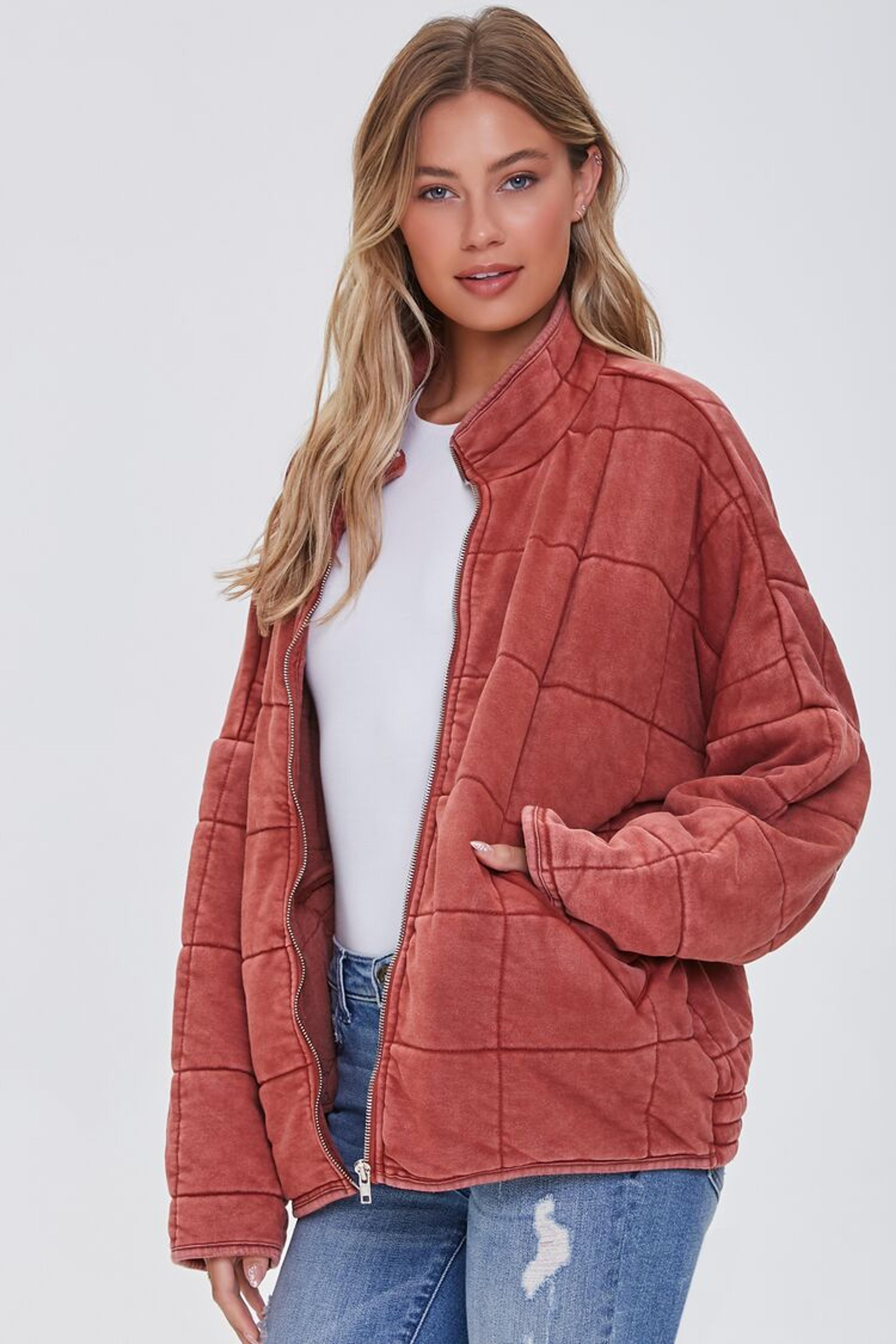 Quilted Zip-Up Jacket