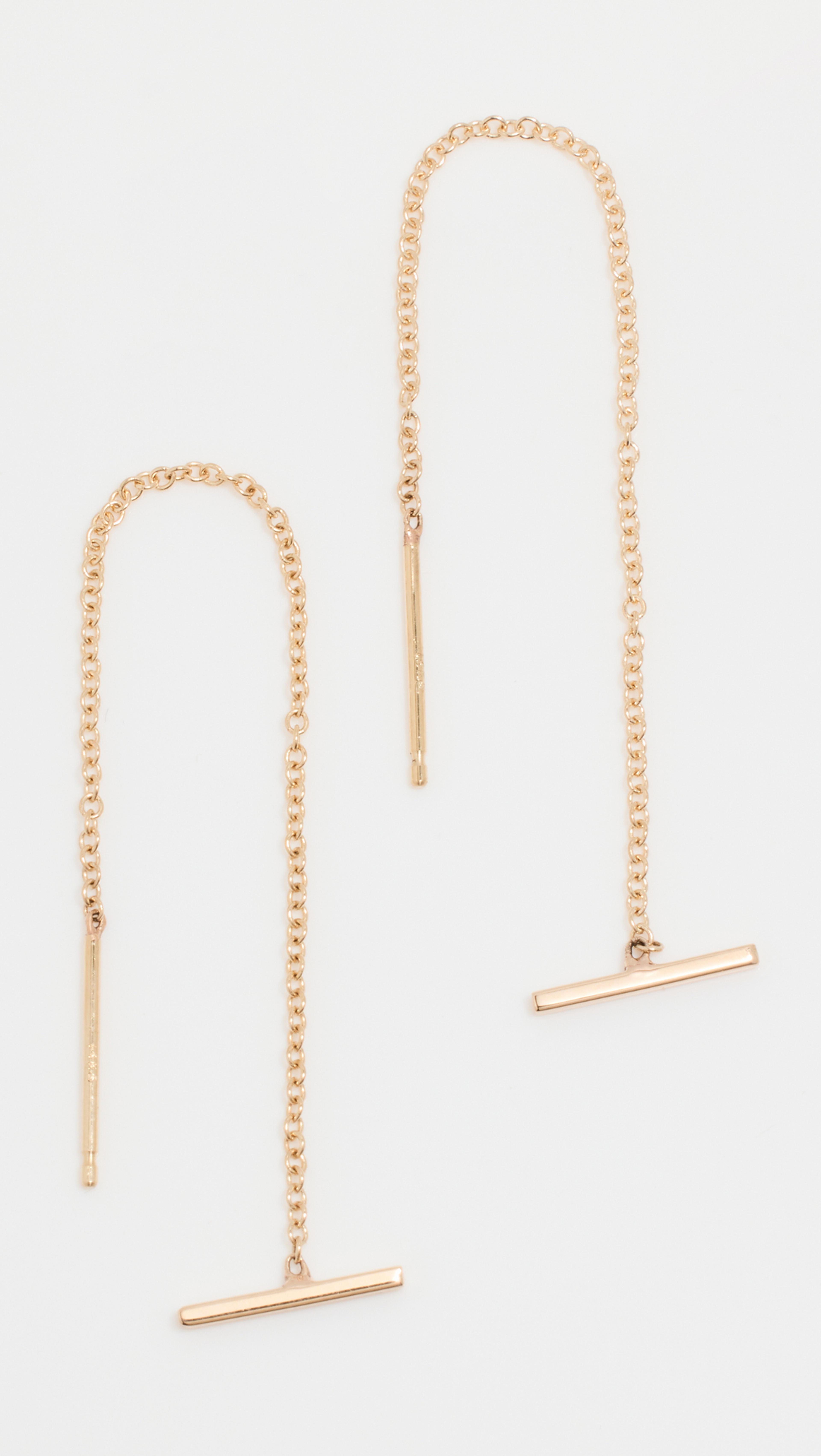 Zoe Chicco 14k Gold Bars Threader Earring