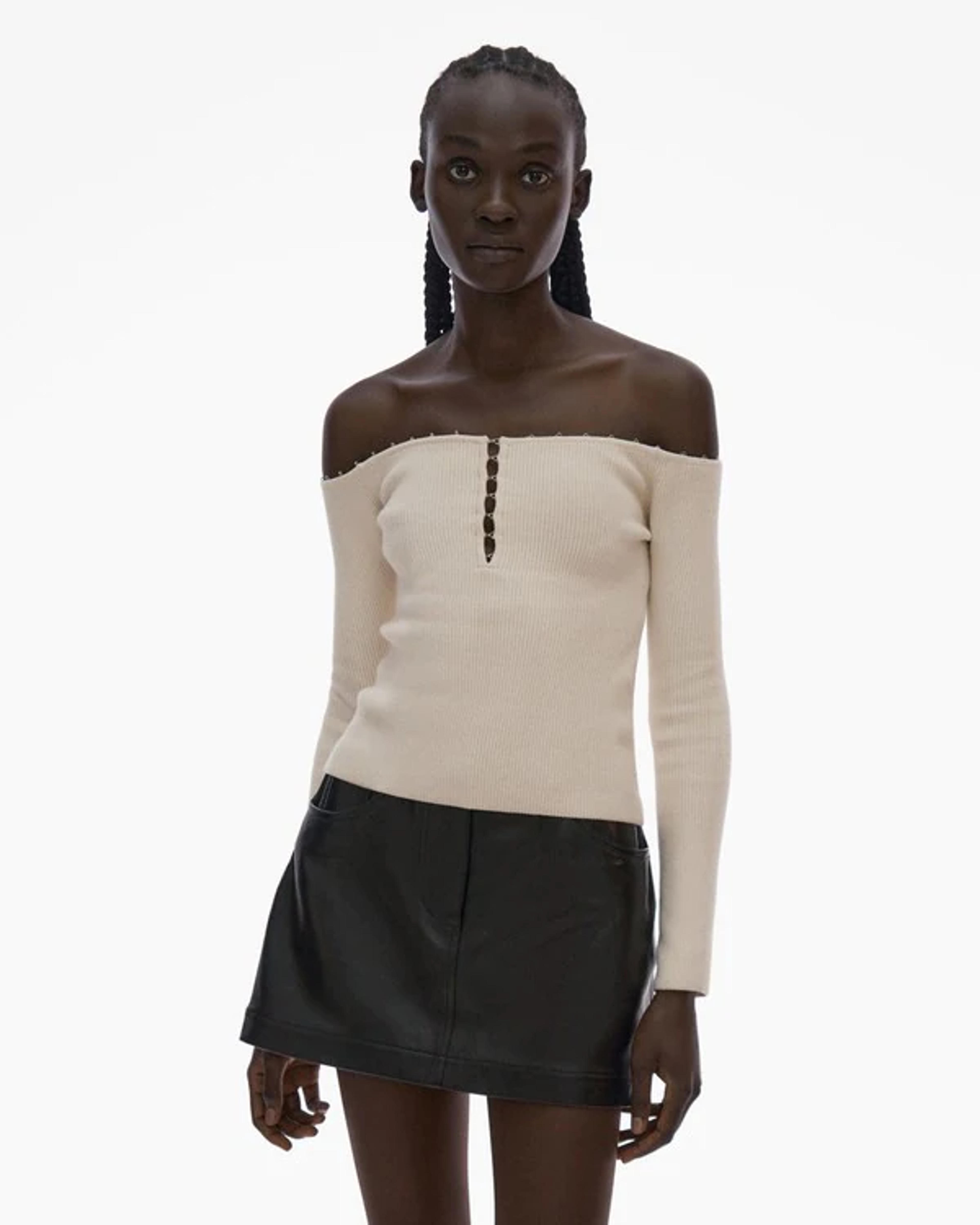 Helmut Lang Off-the-Shoulder Top | WWW.HELMUTLANG.COM | Helmut Lang