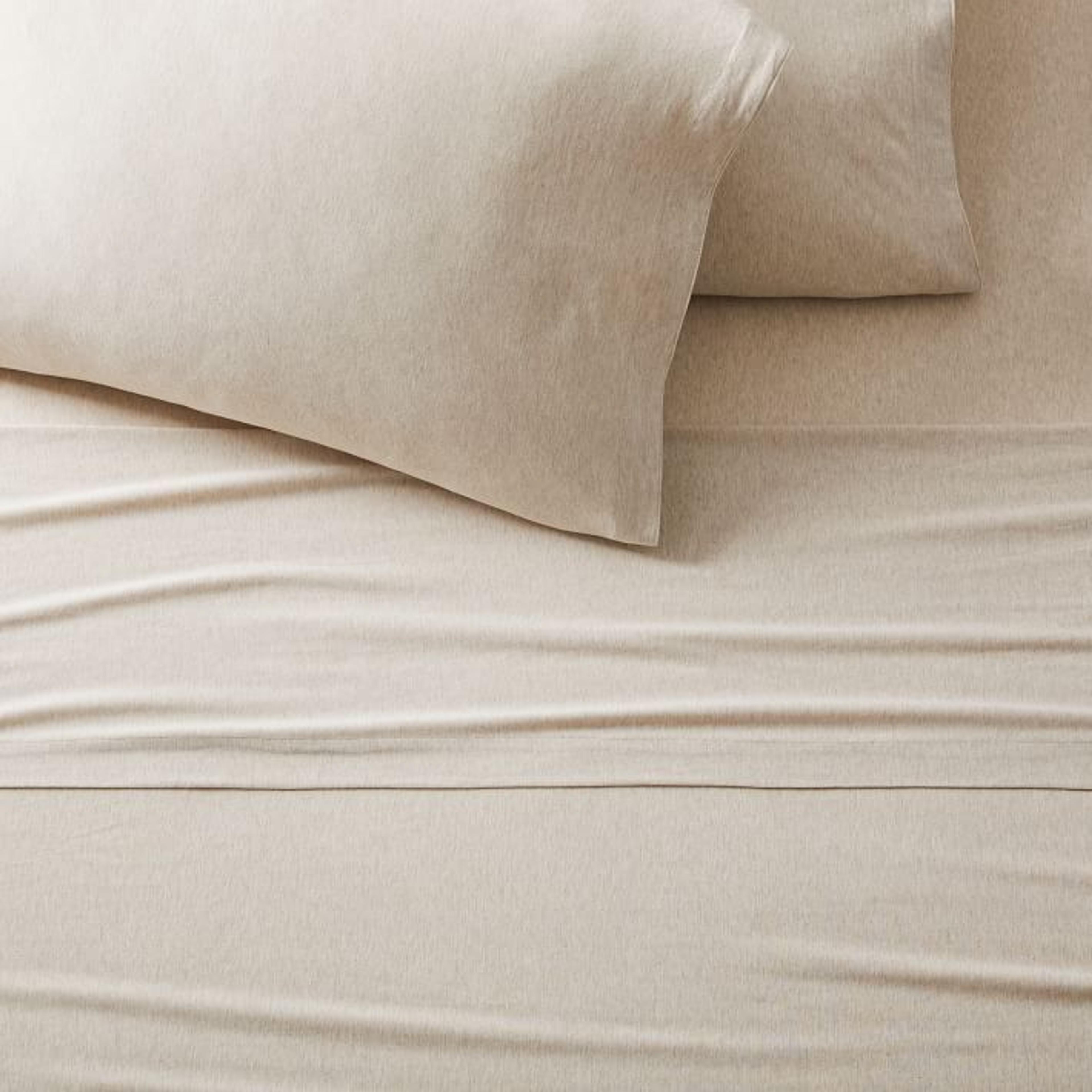 Cotton Cloud Jersey Sheet Set & Pillowcases | West Elm