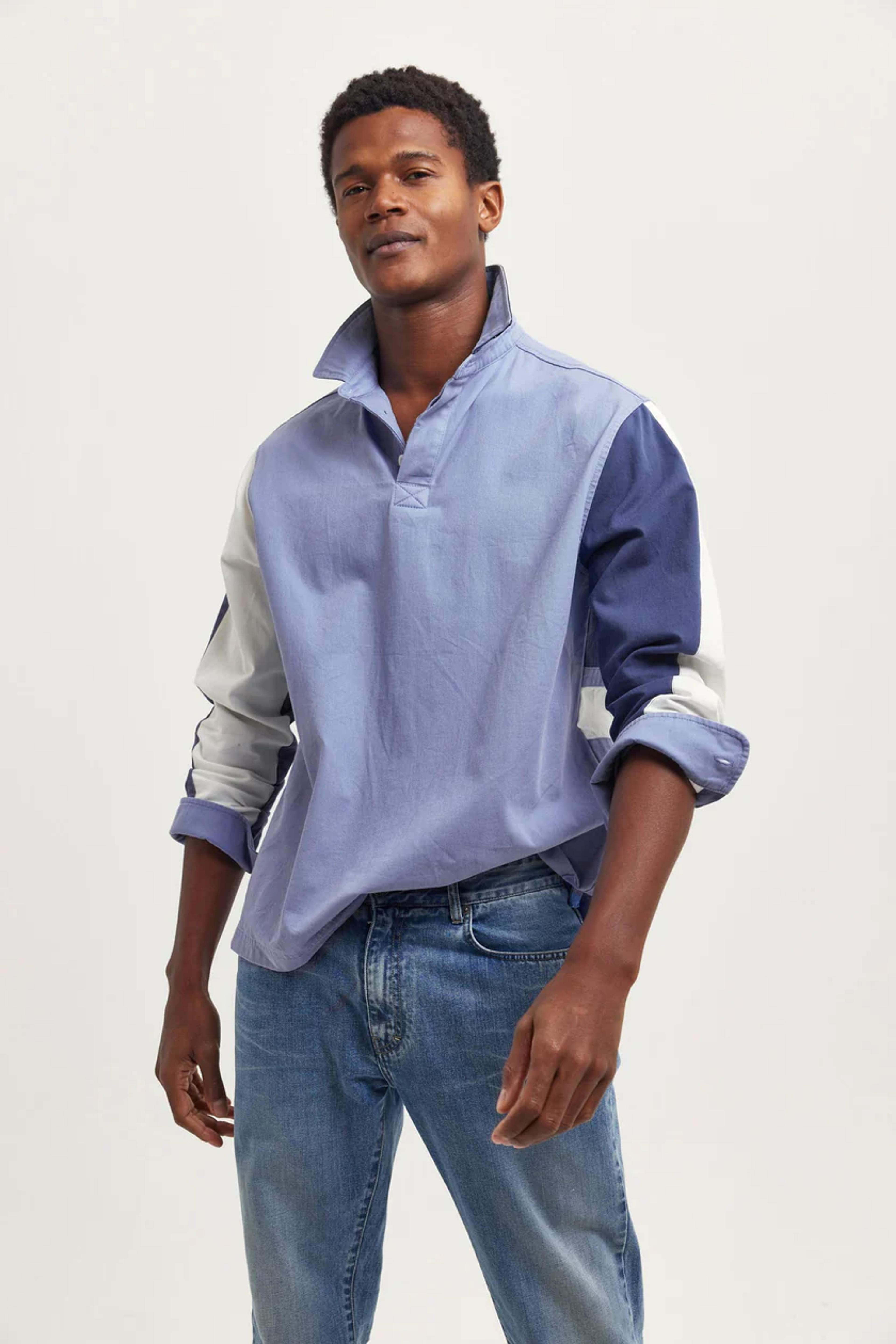 Hayle Blue Deck Shirt