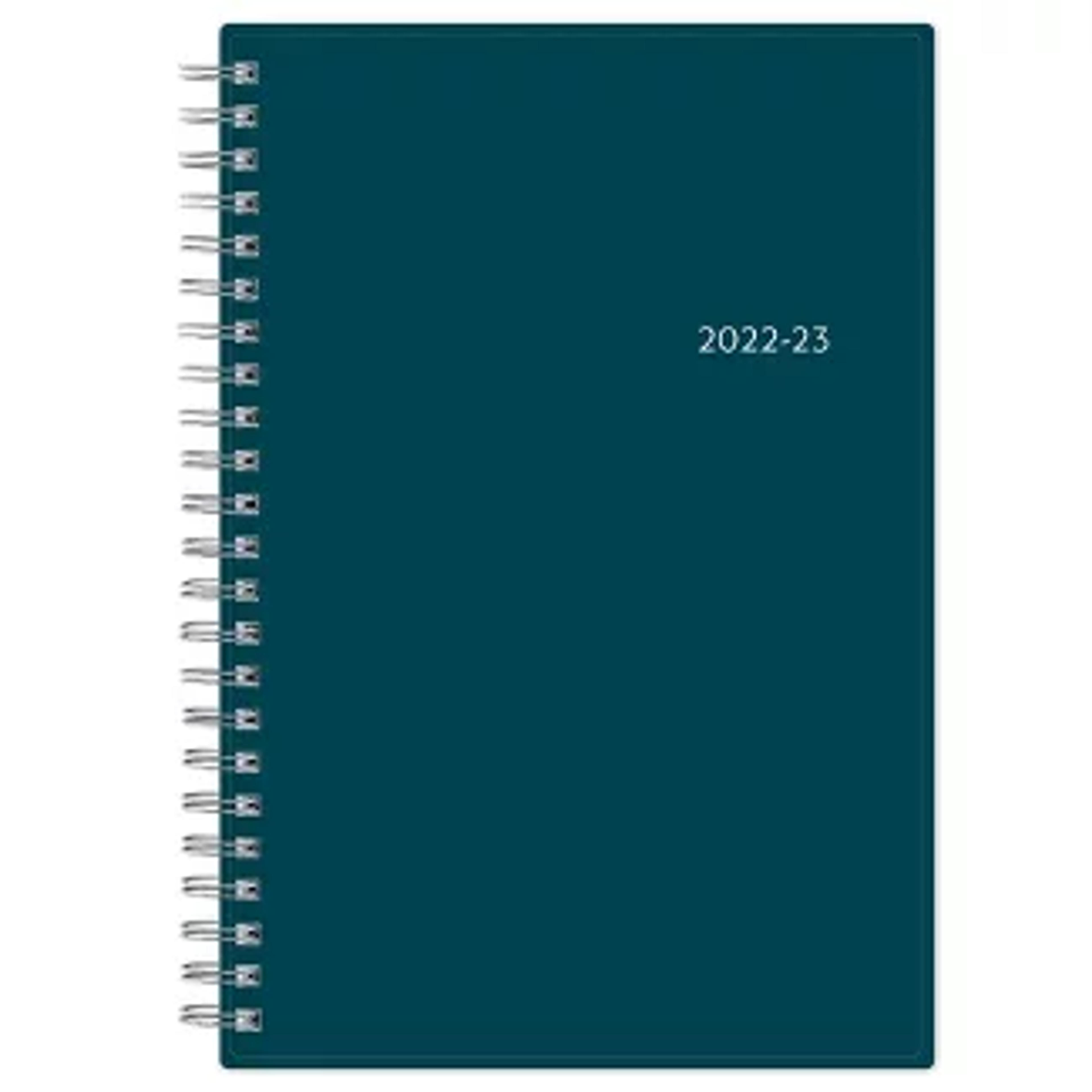 2022-23 Academic Planner Weekly/monthly 5"x8" Solid Peacock - Blue Sky : Target