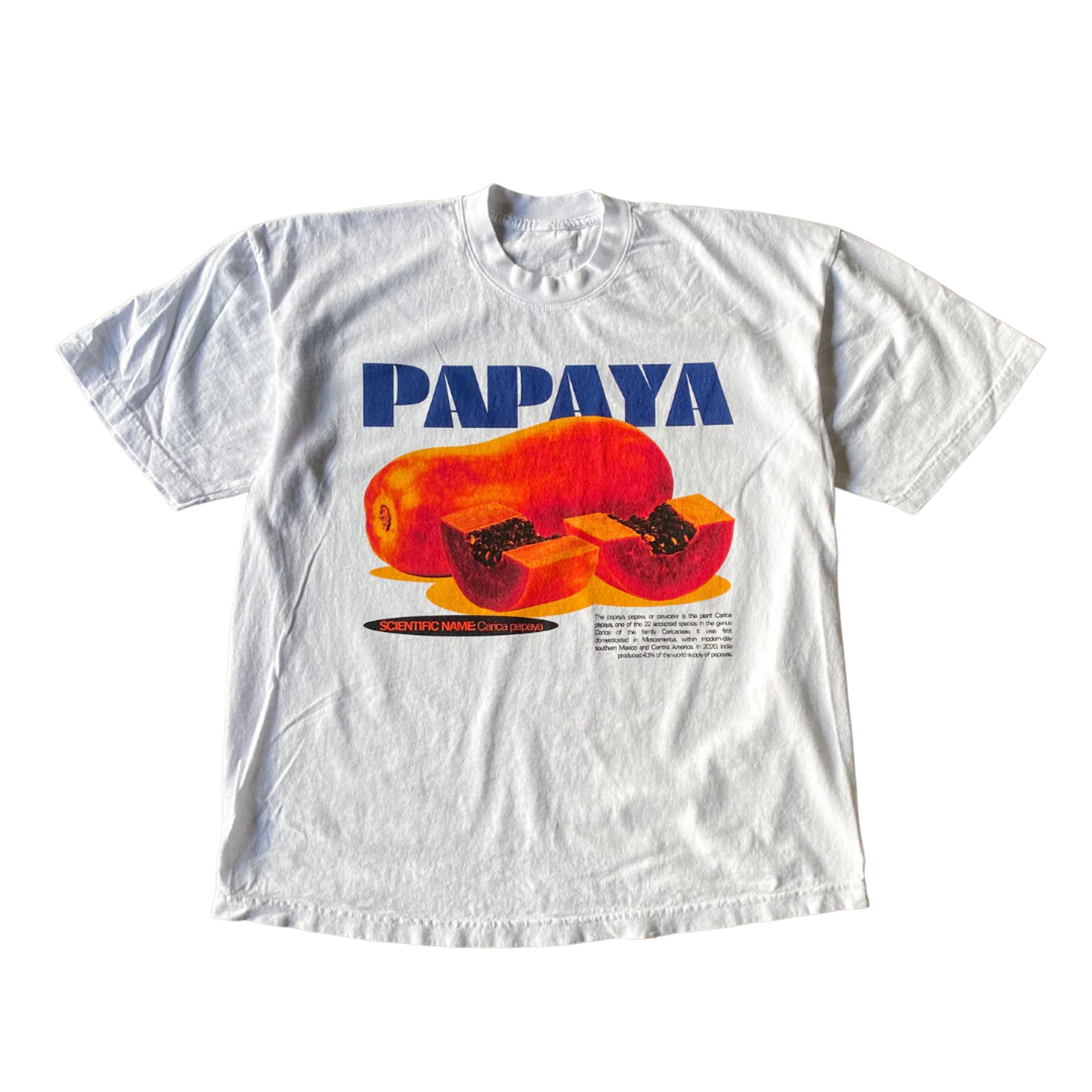 Papaya Tee - L / LUXURY / WHITE