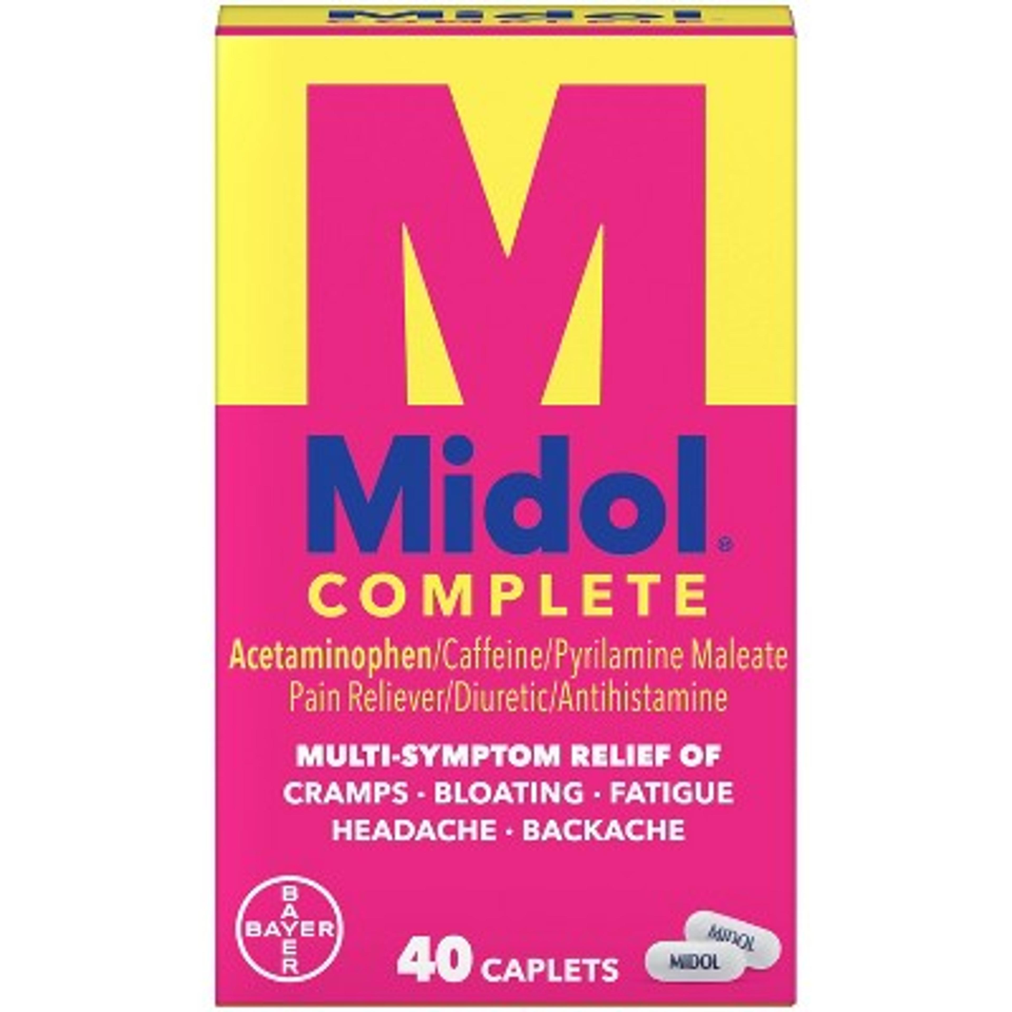 Midol Menstrual Symptom Relief Tablets - Acetaminophen - 40ct