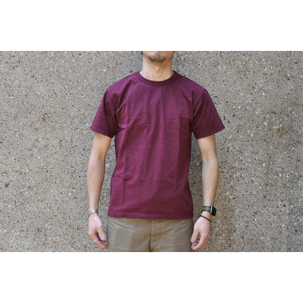 John Gluckow X Warehouse Co. 6oz Loopwheeled Plain Tee (Yellow) - CORLECTION