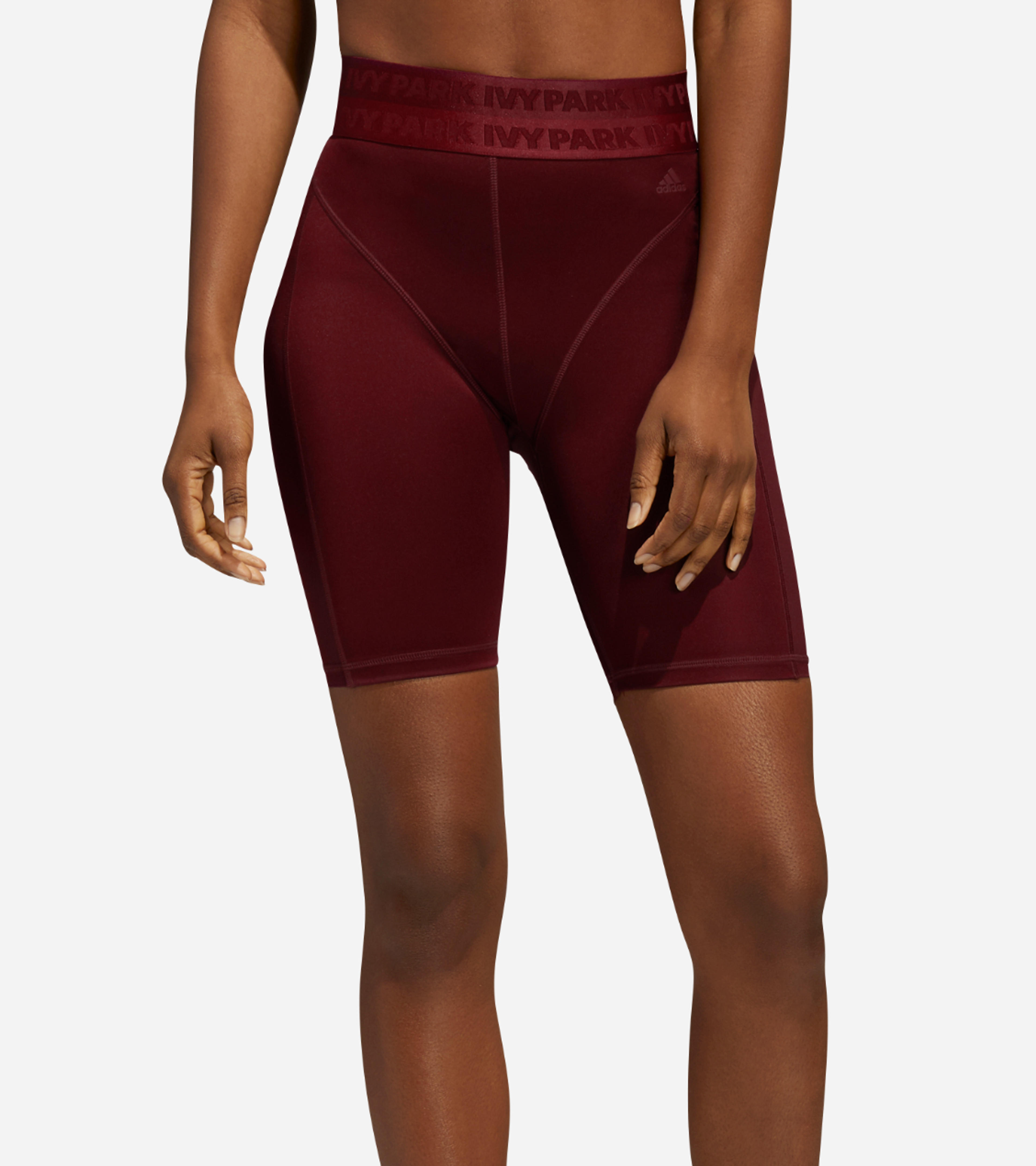 Adidas X IVY PARK Beyoncé High-Raise Maroon Cycling Shorts Leggings - Size M | eBay