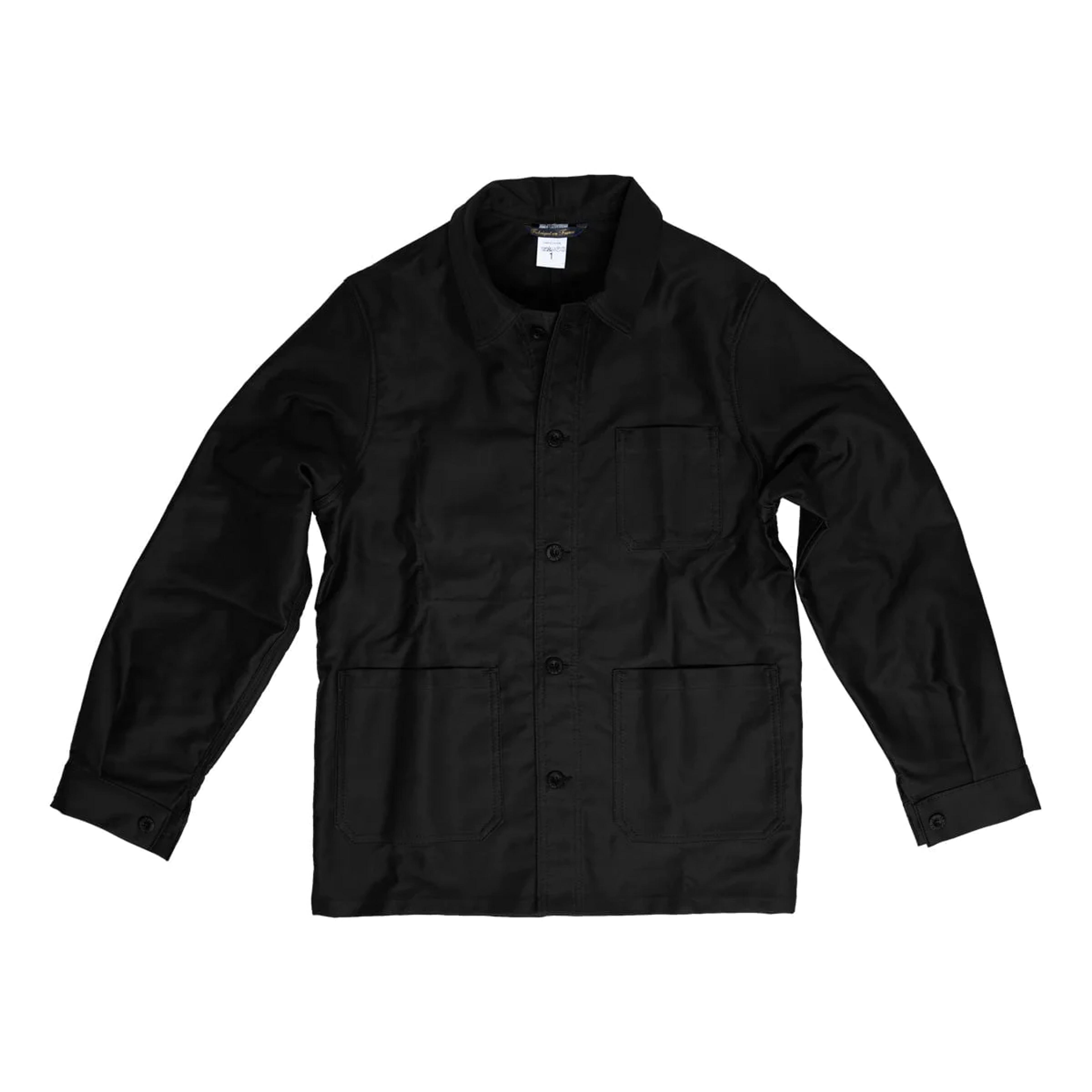 Buy Le Laboureur Moleskin French Work Jacket in Black – Tourneur Goods