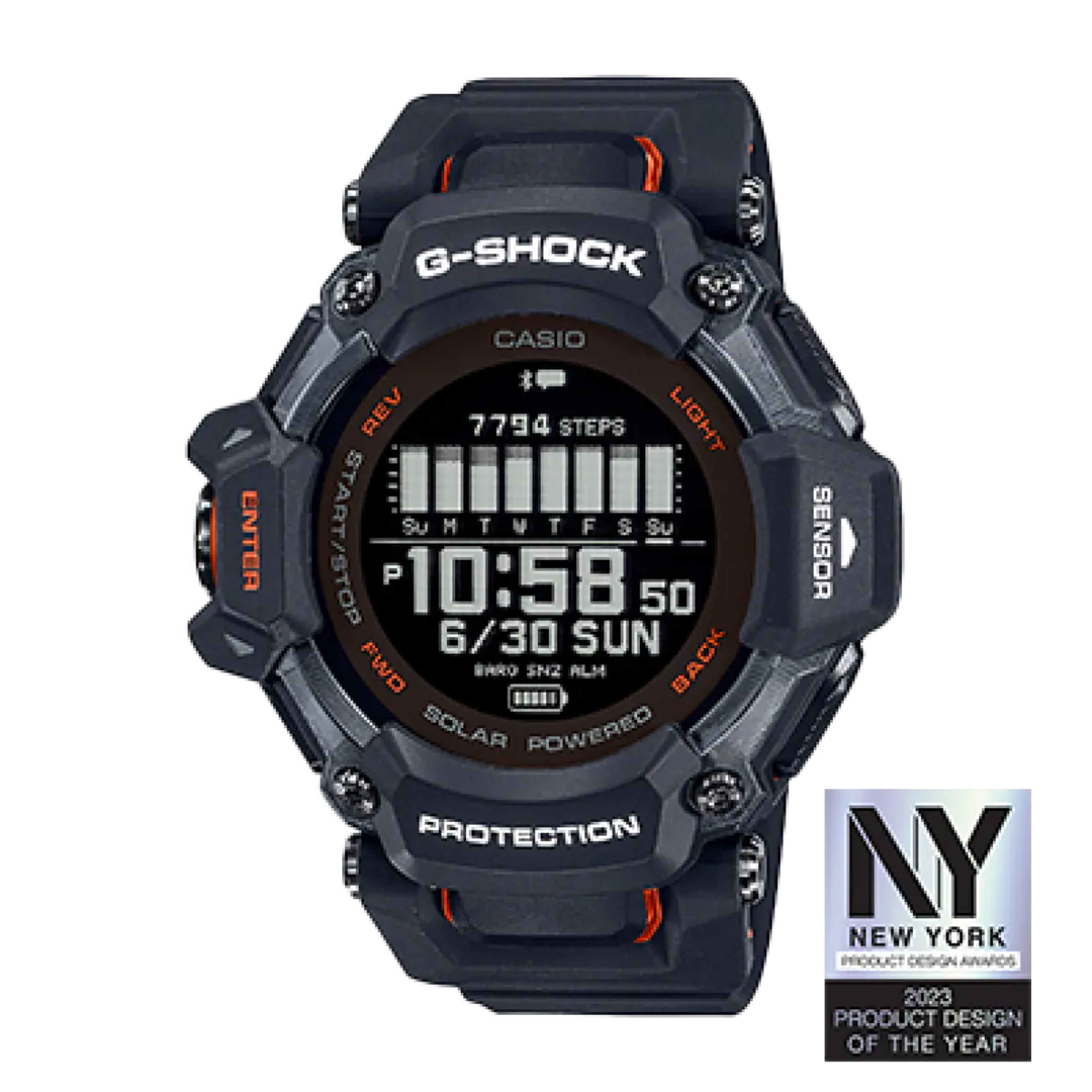 GBDH2000-1A | Black Multisport Watch G-SHOCK MOVE | CASIO