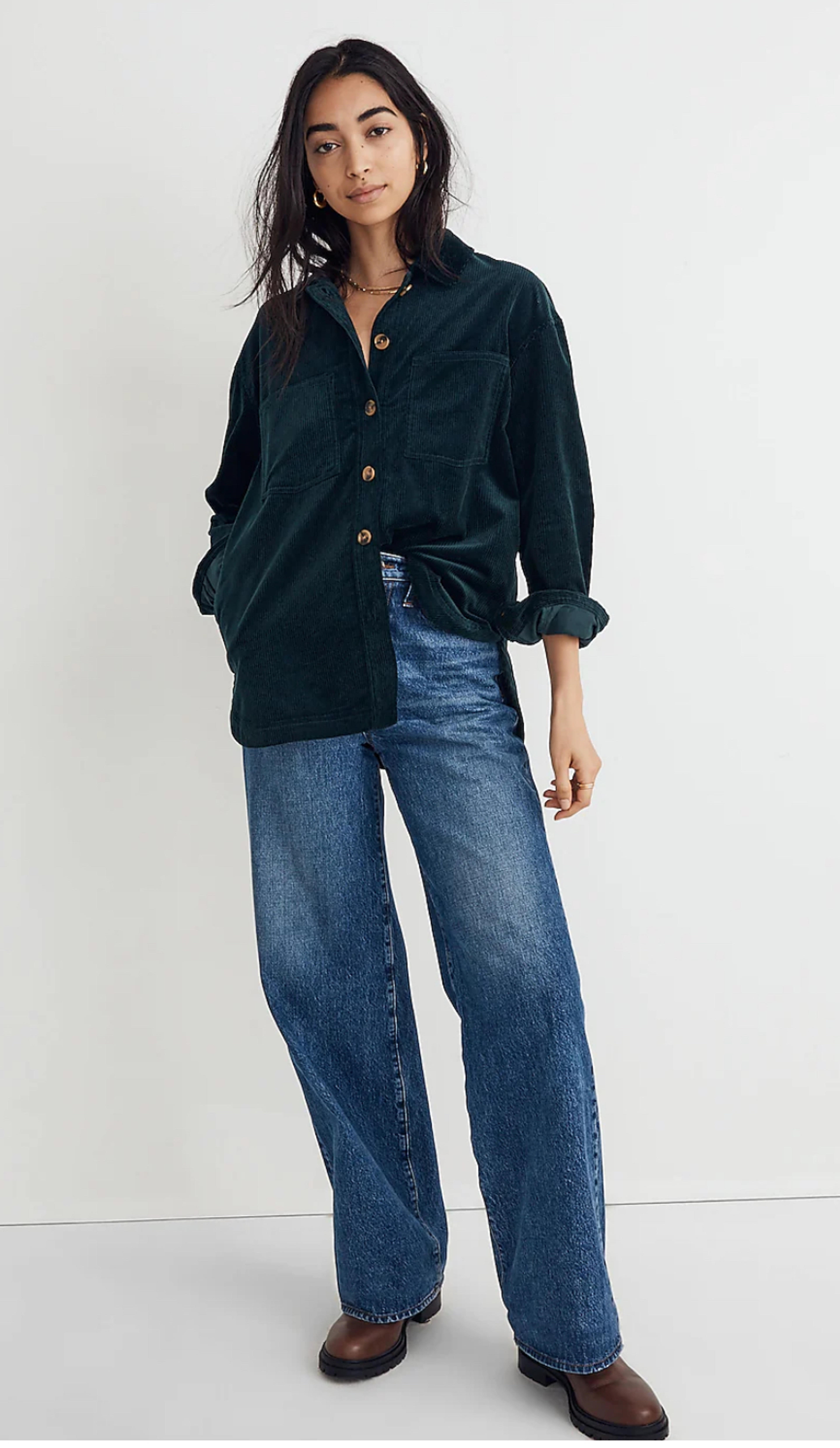 Corduroy Kentwood Oversized Shirt-Jacket