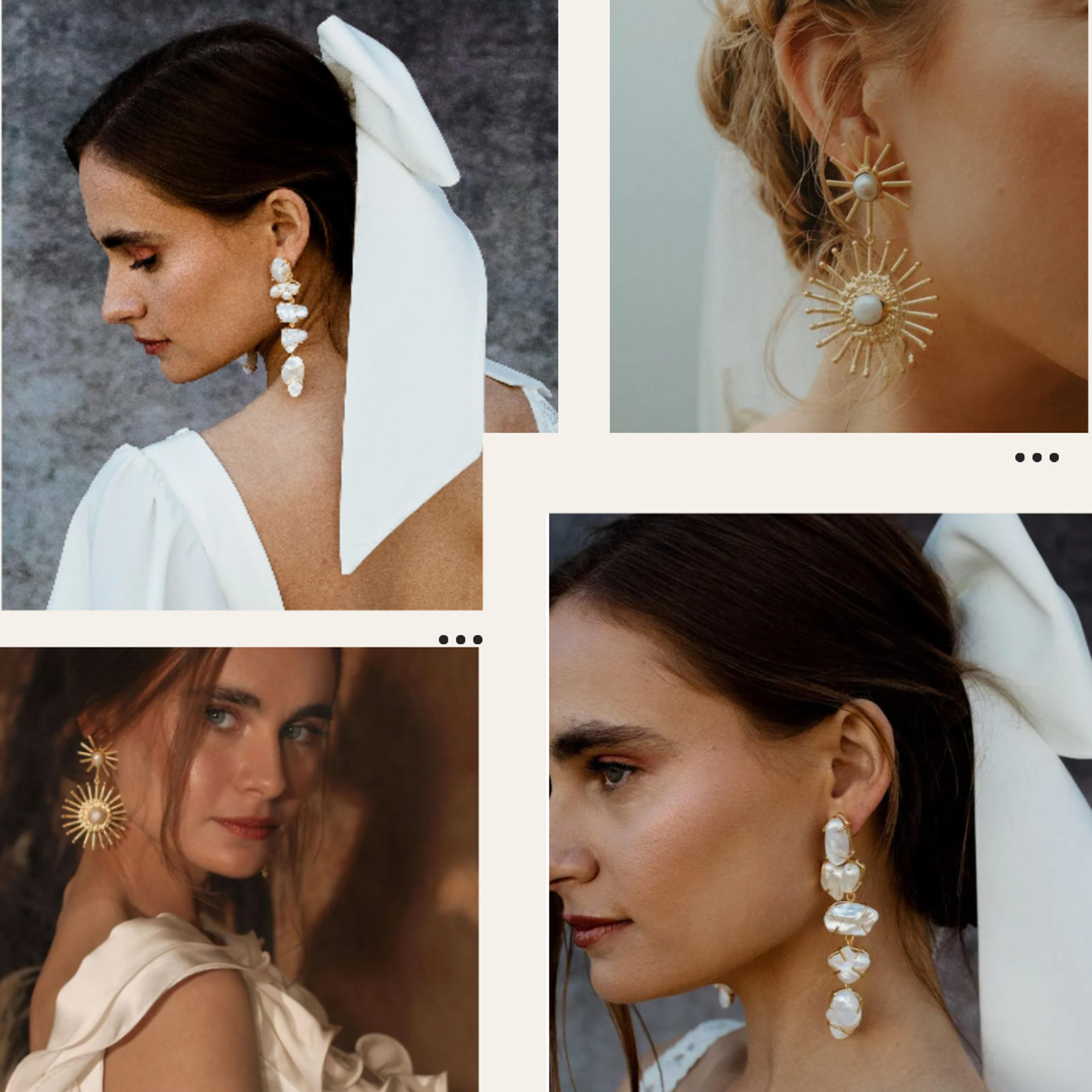 Beach Wedding Earrings | Dreamers and Lovers