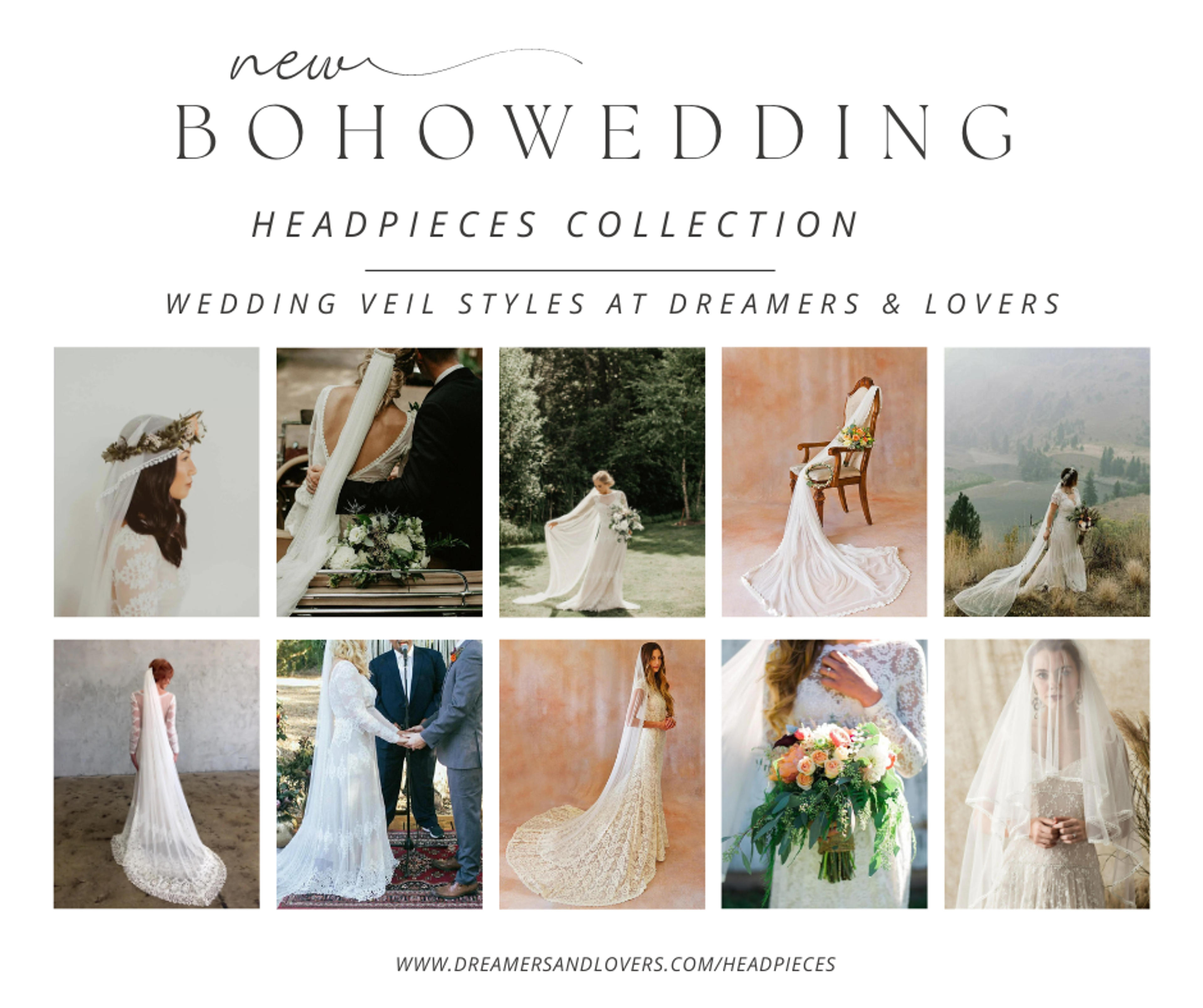 Headpieces - Wedding Veils For Sale | Dreamers, and Lovers