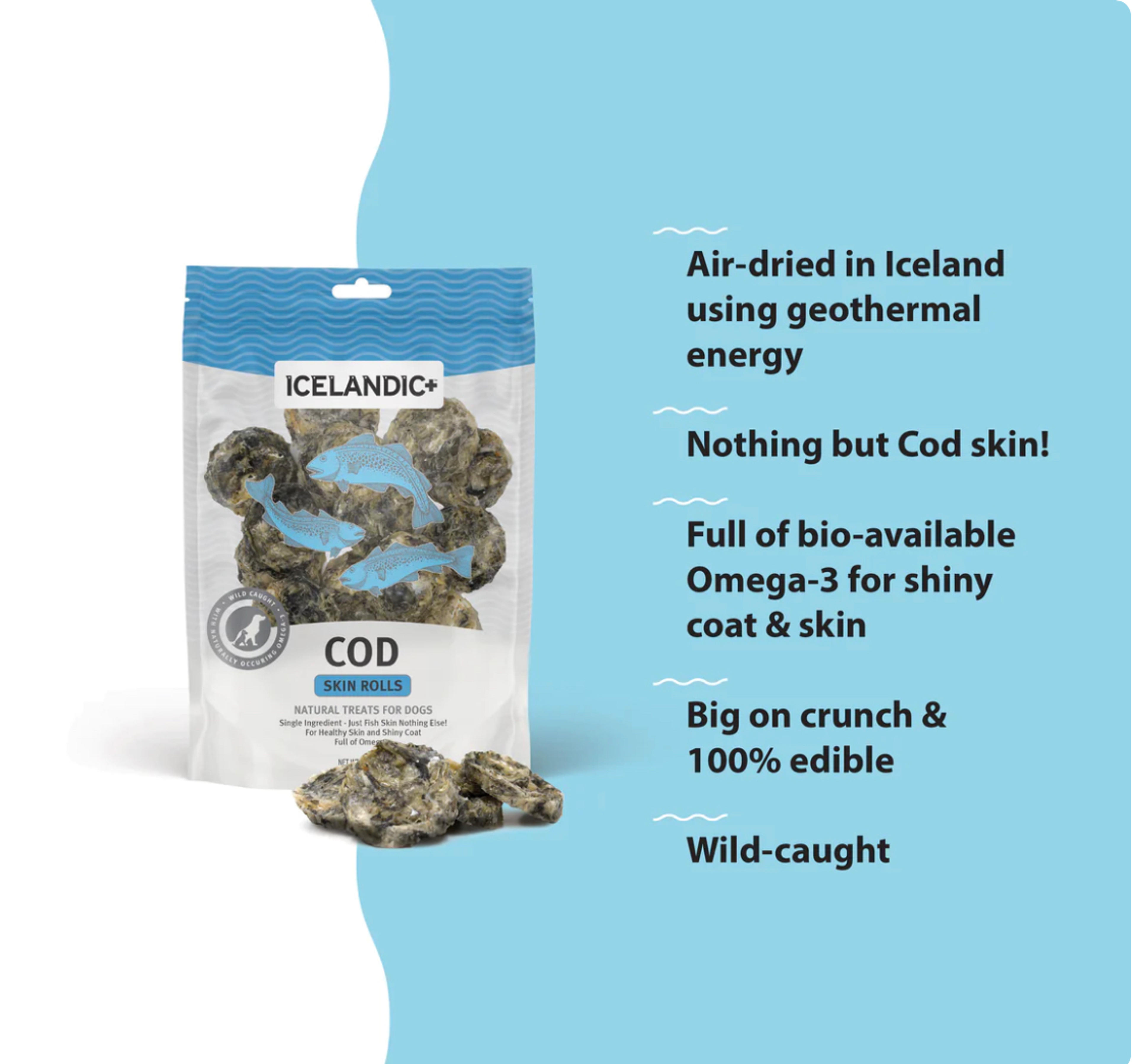 Handcrafted Natural Dog Treats - Sustainable Sourced - Icelandic+