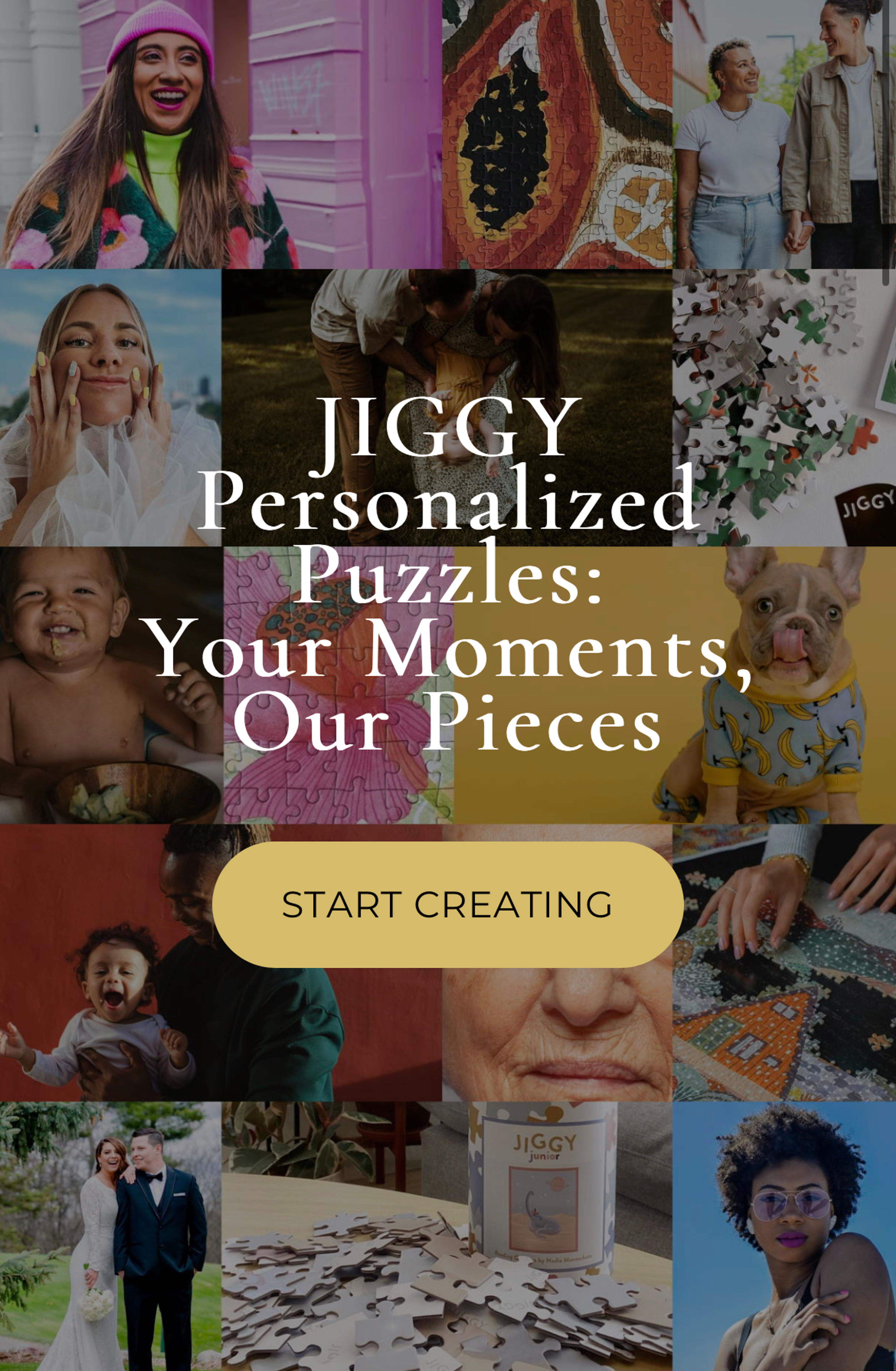 JIGGY Personalized Puzzles: Your Moments, Our Pieces