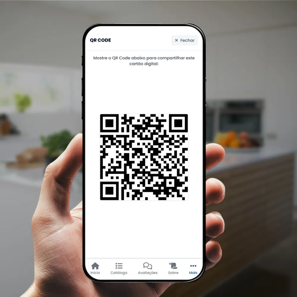 Imagem exibindo a tela de inicio do cartão de visita digital para advogado