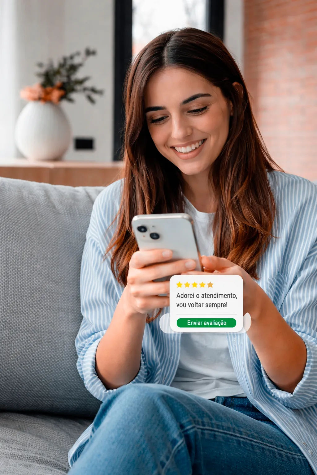 Imagem exibindo a tela de mais do cartão de visita digital