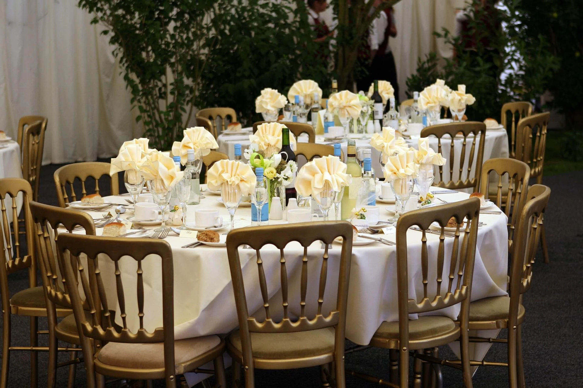 Mesa de Jantar de casamento a noite Mesa de jantar de casamento a noite