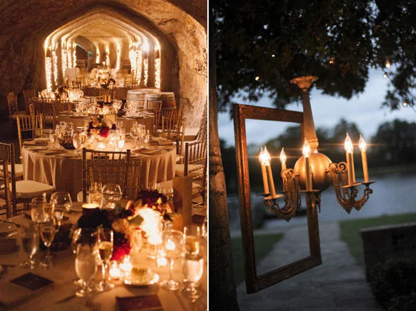 Ideias de casamento a noite Decoração de casamento a noite