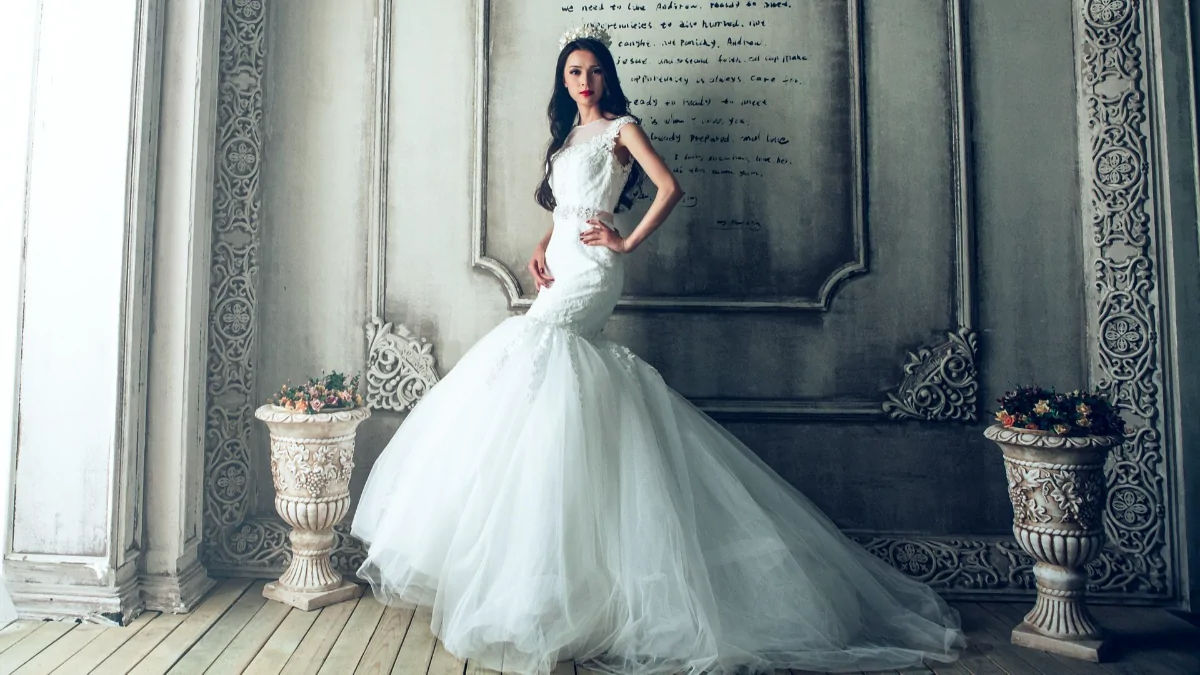Vestido de Casamento Noiva usando vestido de casamento