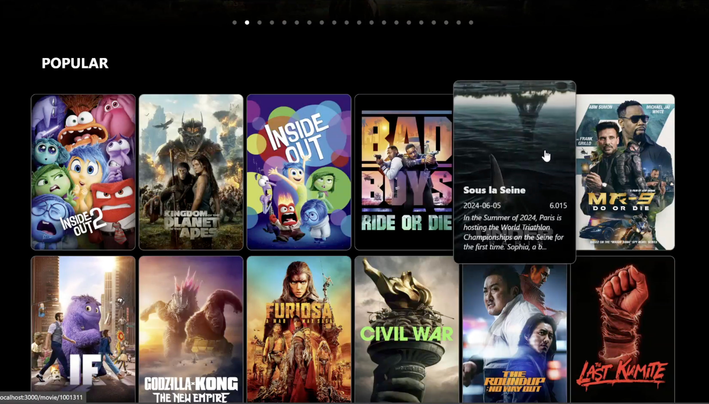 Interactive web development class