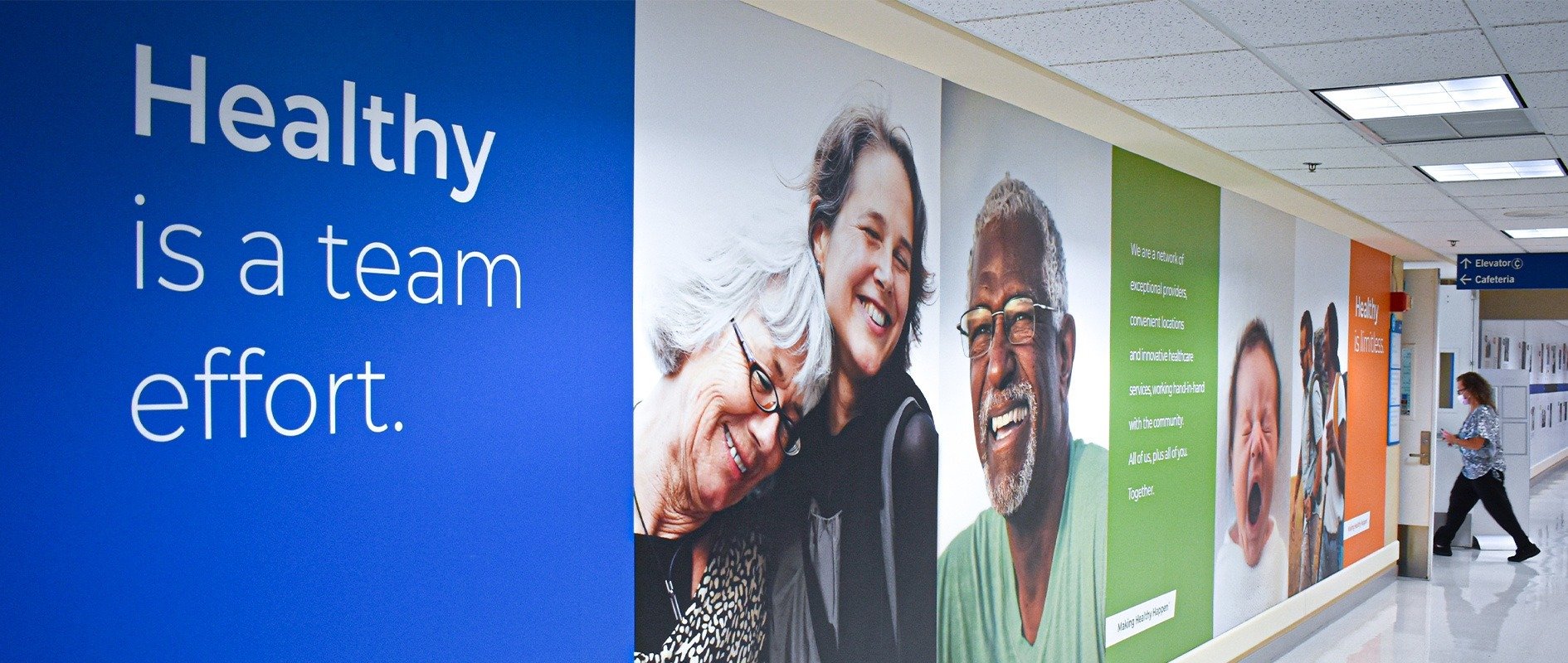 CK Health Showcases ECHN wall