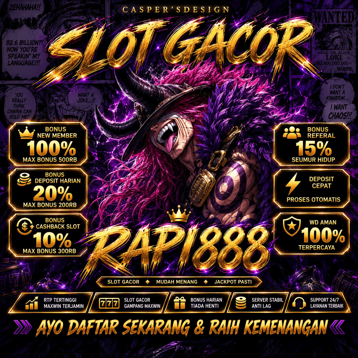 RAPI888: Ayo Bergabung Hari Ini! Gunakan Link Alternatif VIP Eksklusif Terbaru