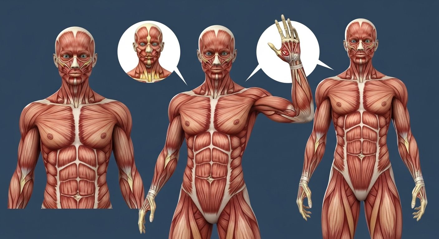 3 types of muscle in the body