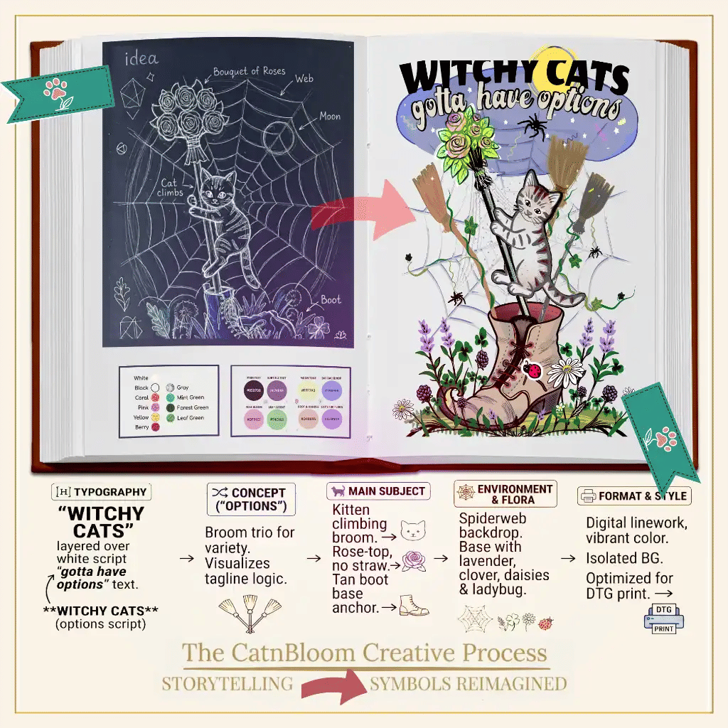 Halloween T-Shirts & Gifts: CatnBloom's Take on Seasonal Design