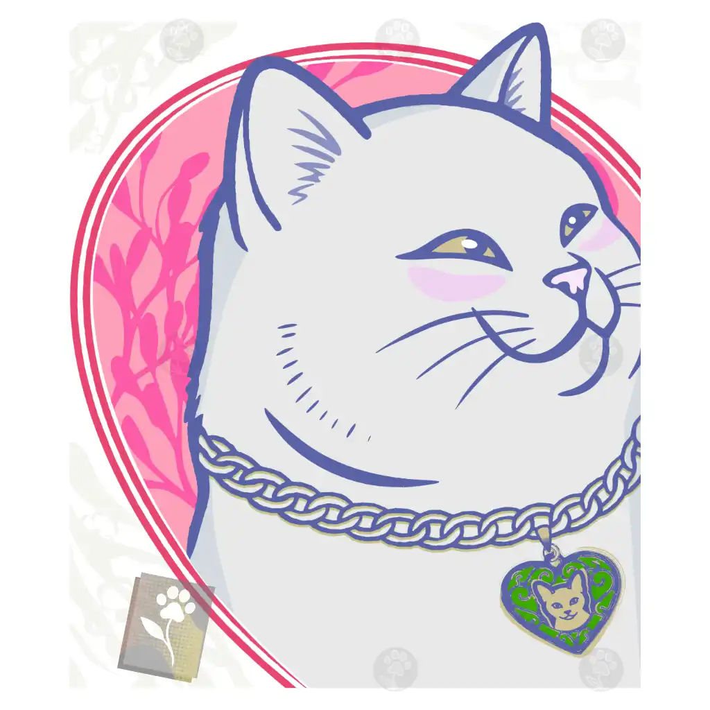 Heartbound British Cat — Wearable Art