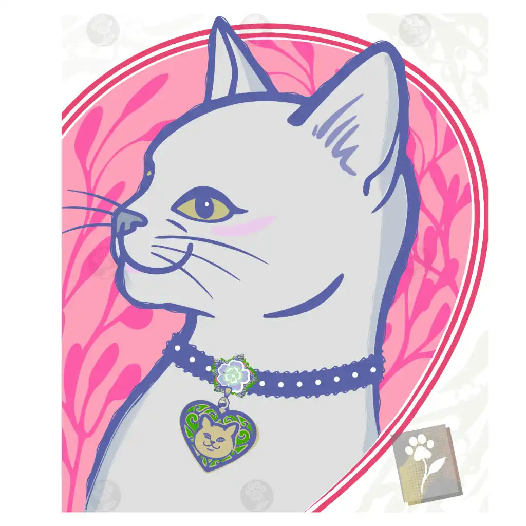 Heartbound Siamese Cat — Wearable Art